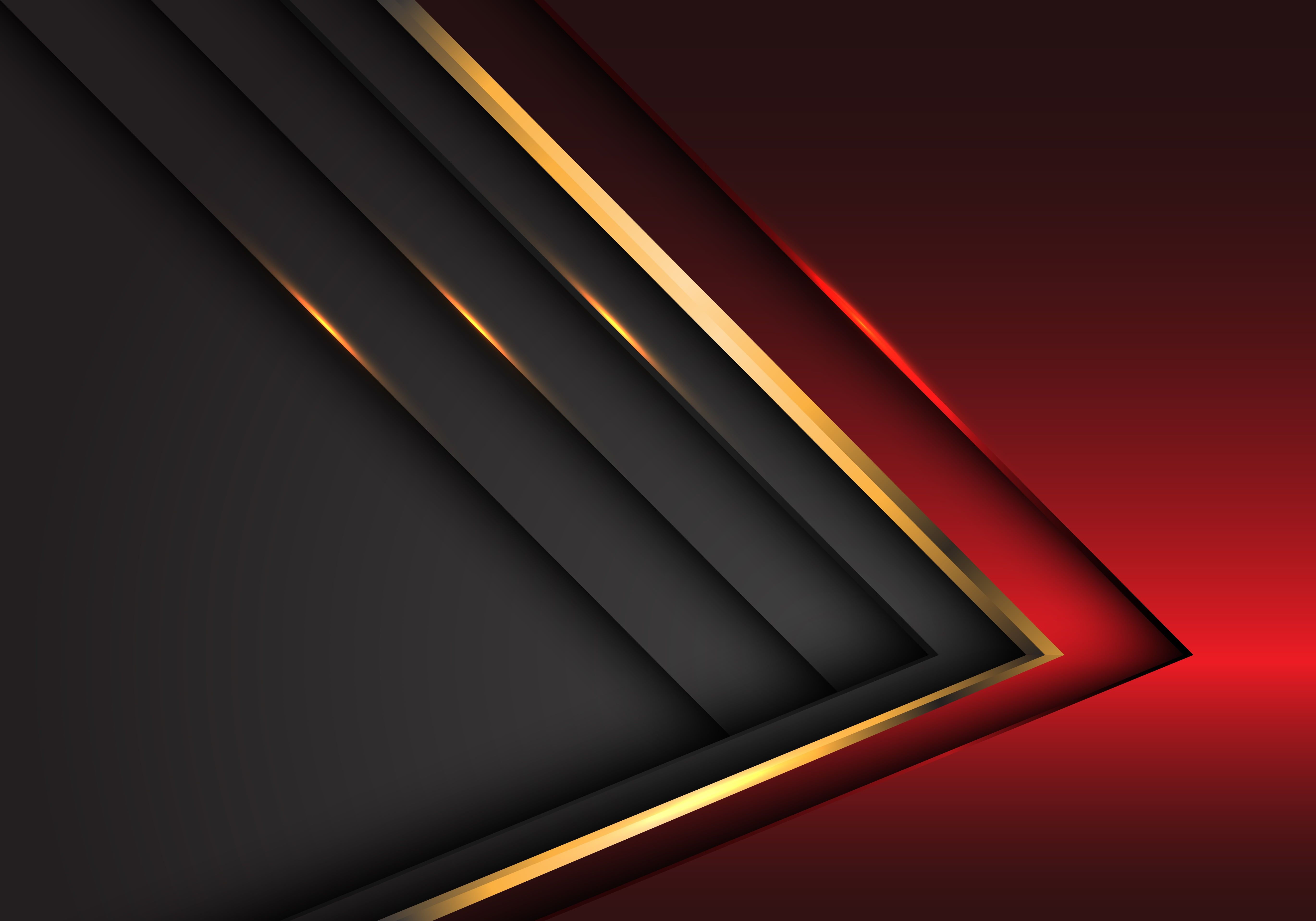 Wallpaper #e14ea Download a Black and Red Abstract Background with a Black and Gold Line