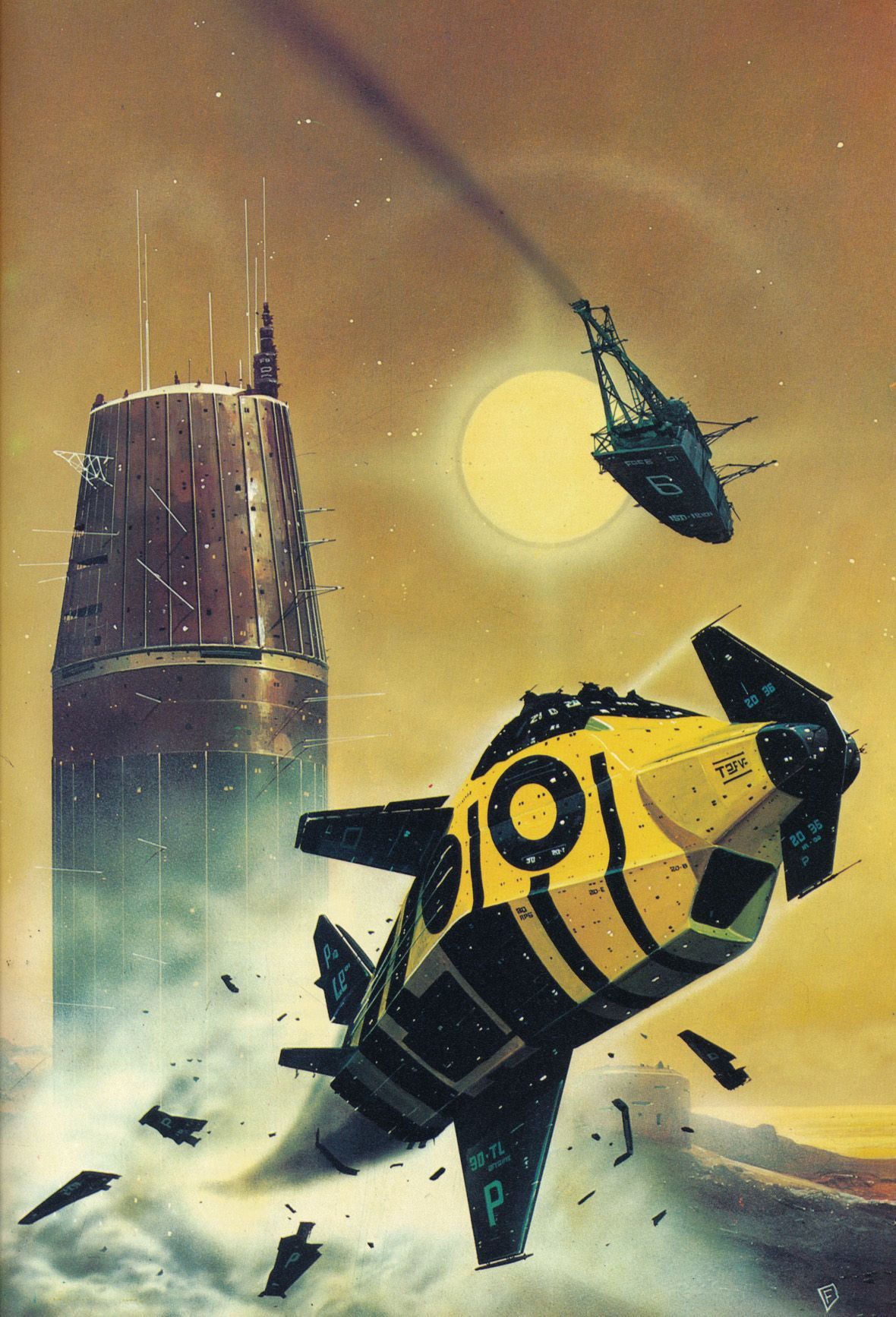 Wallpaper #XGd4-ZIBSpphPi3-NI1X40 Martinlkennedy Painting by Chris Foss from Encyclopedia of Science