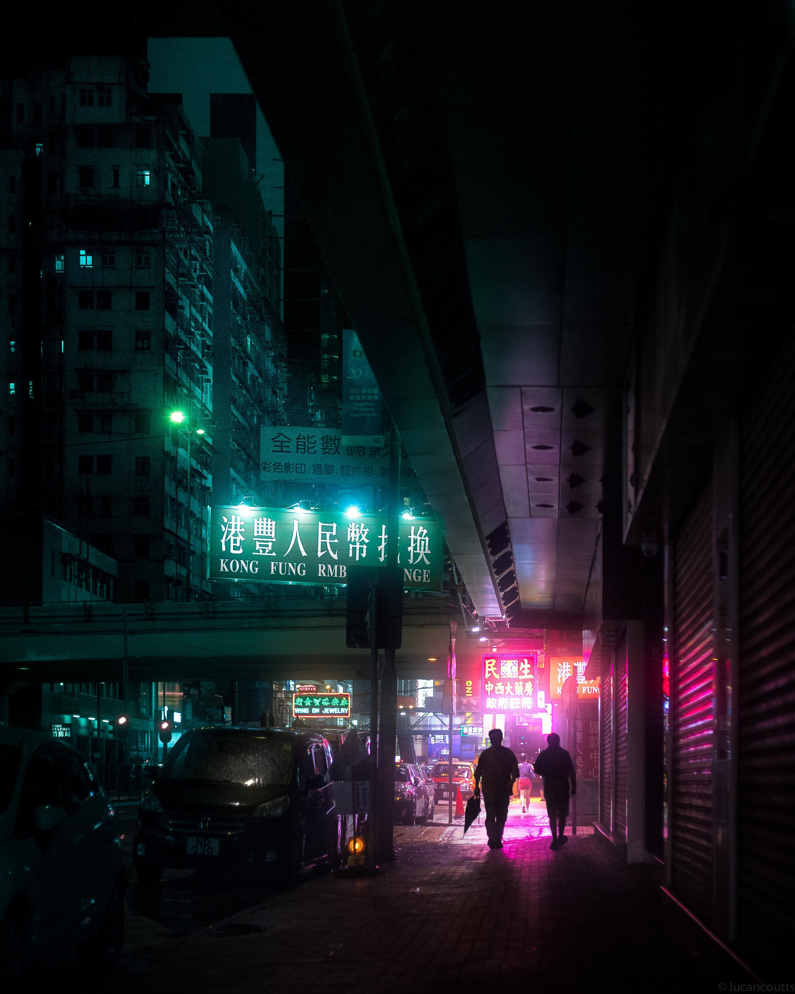 Wallpaper #63Taxo4B_8f4nGFarHH236 Itap of the Neon Lit Streets of Hong Kong Urban Photography Amazing