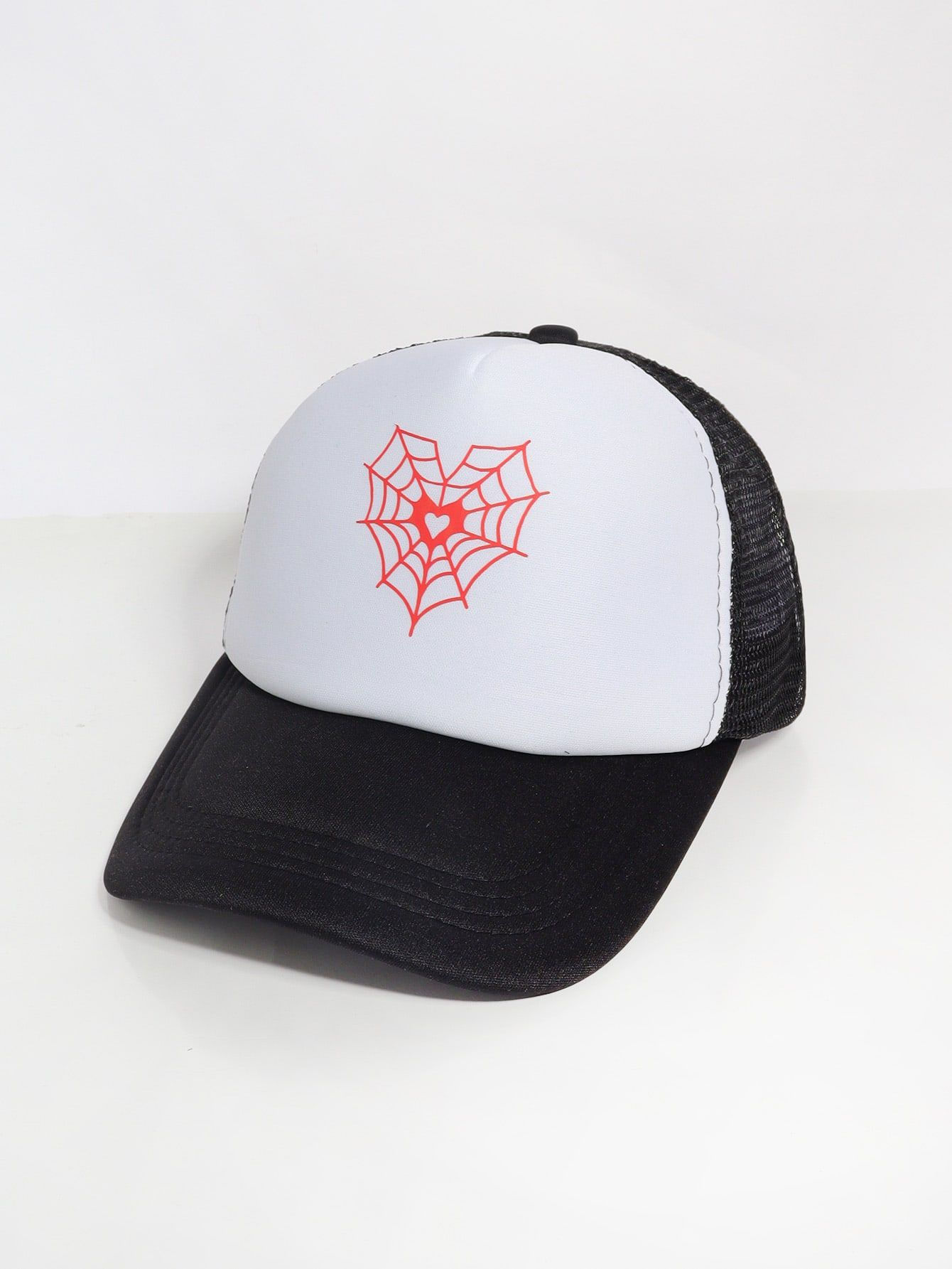 Wallpaper #sQMhZJMBpyOg8YnEWNZf212 Spider Web Print Trucker Hat Trucker Hat Hats Spider Web