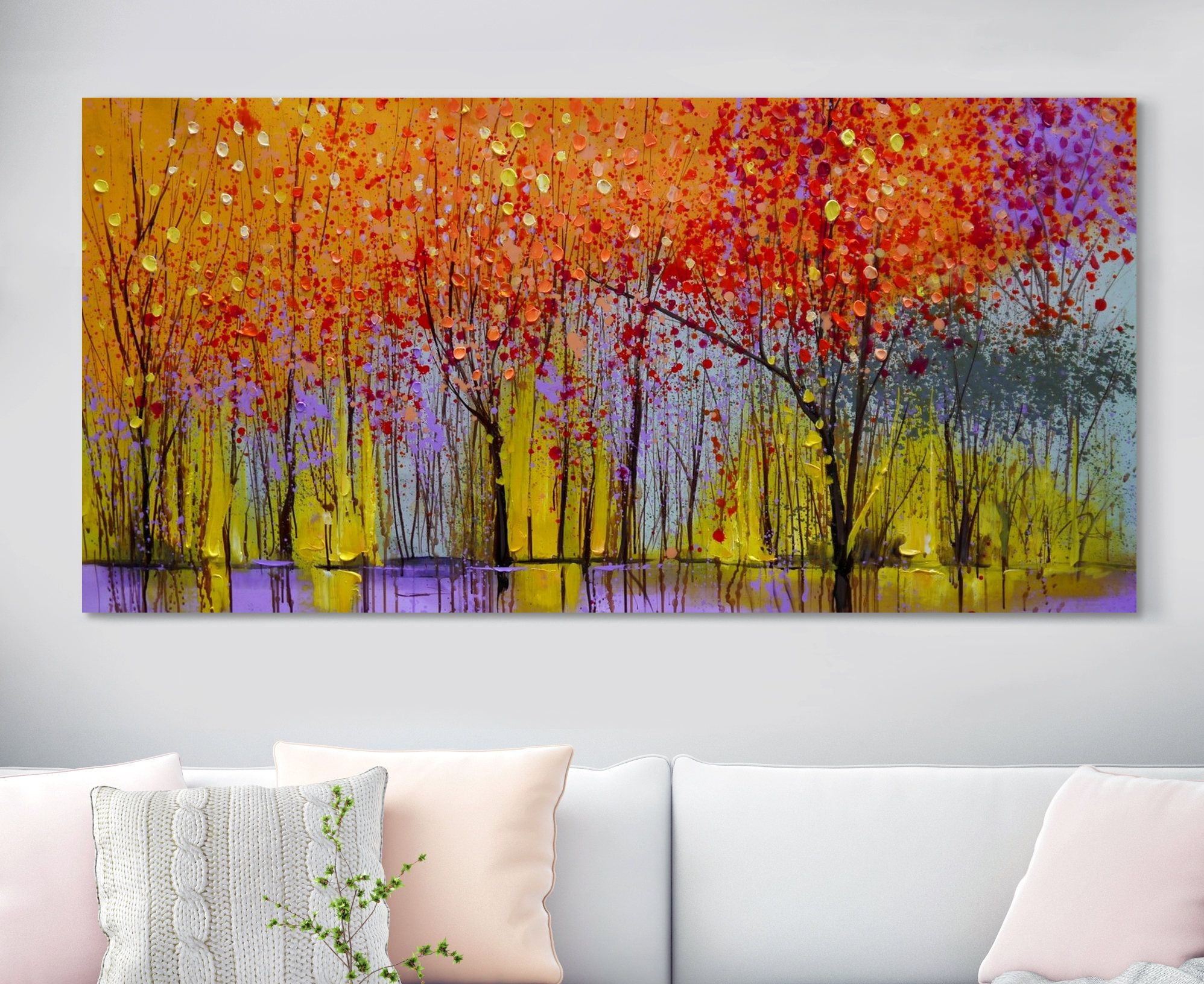 Wallpaper #02714 Three New Very Large Tree Paintings Rich Gane Art