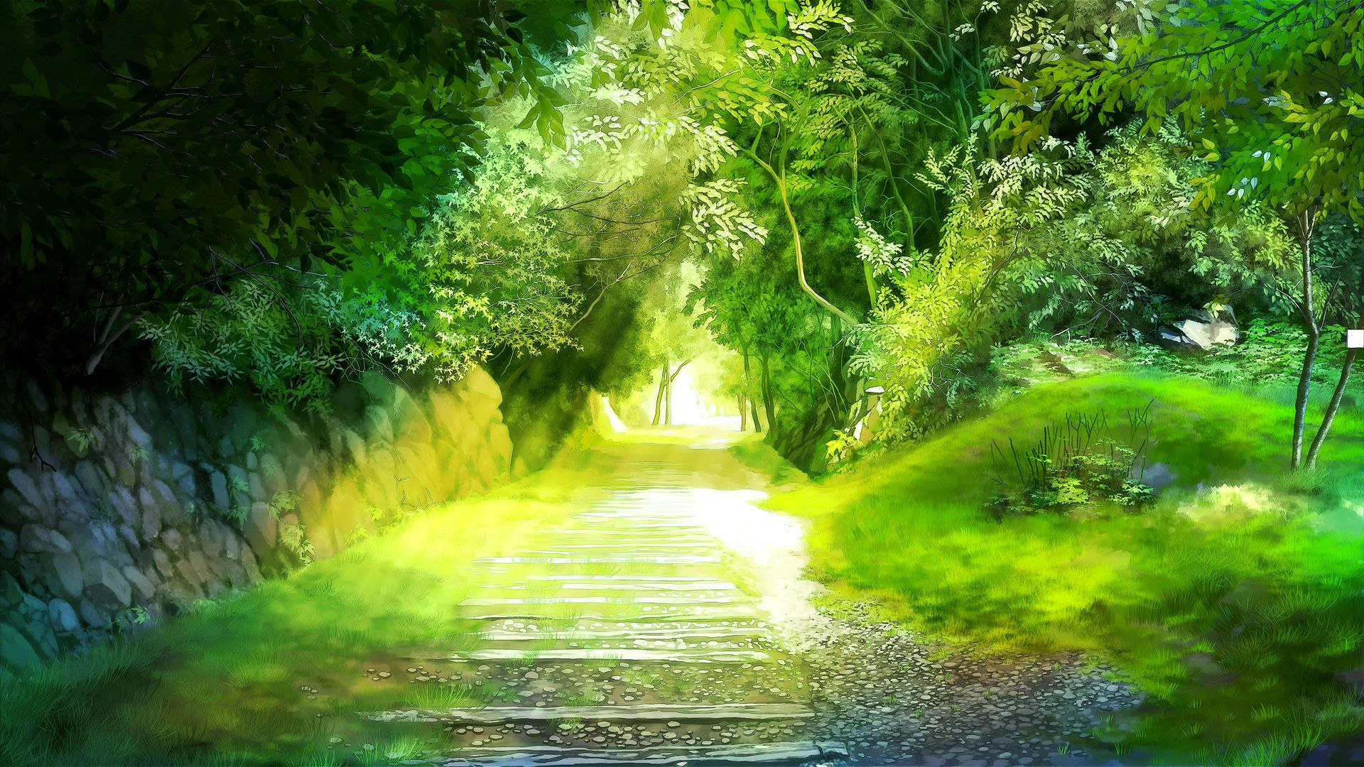 Wallpaper #Jn1B9I4Bnwiau_P6Gg-h57 W Landscape Thread Scenery Background Anime Scenery Anime