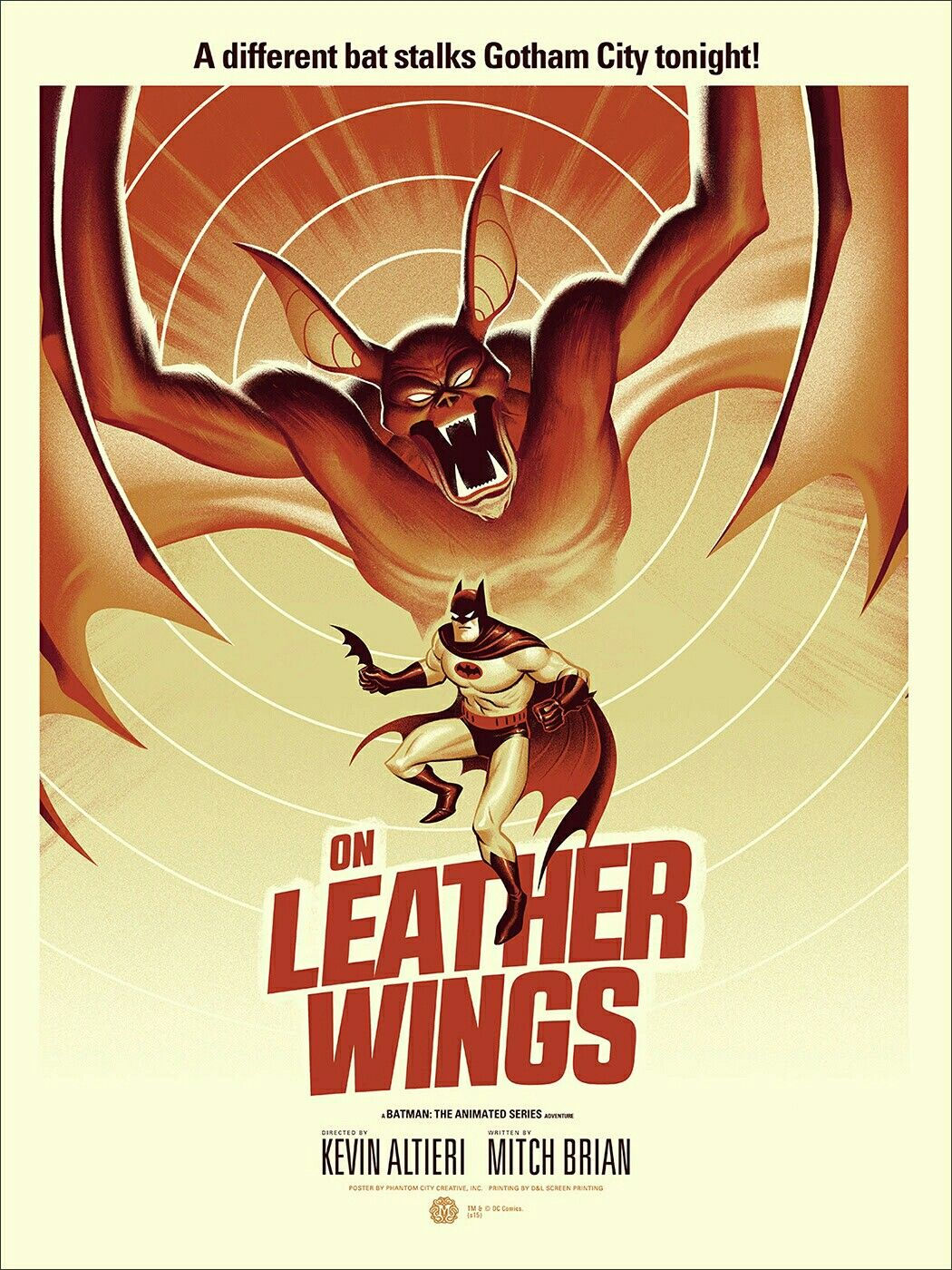 Wallpaper #lRm9HY8BtGB6xQ78UHdy57 On Leather Wings Artwork by Erick Radomski Batman Poster Batman