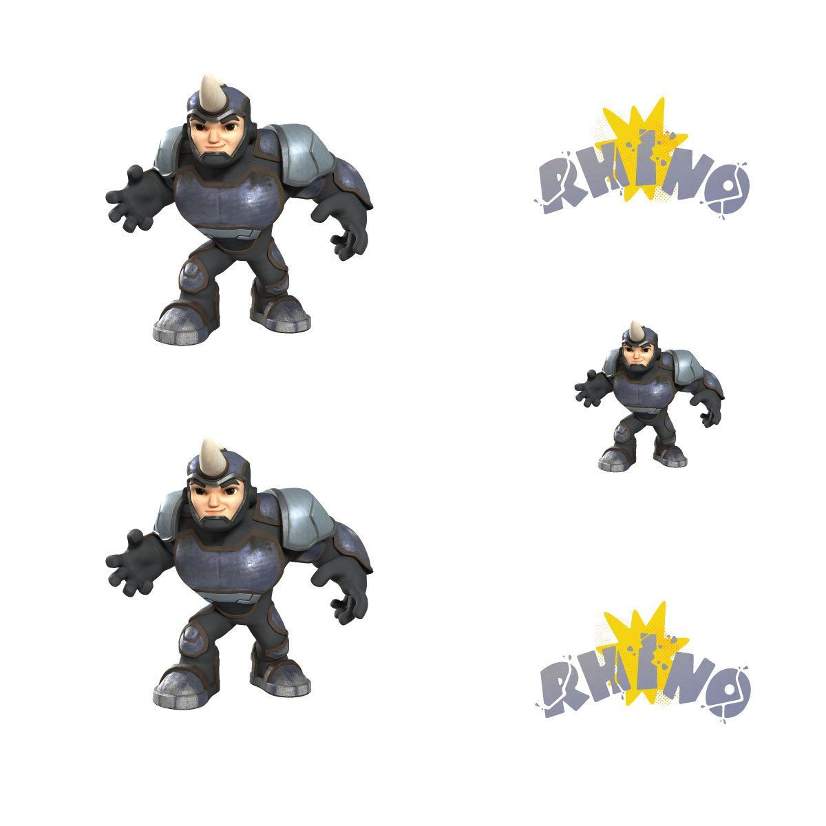 Wallpaper #Ix3SLZMBlOZrFDOkl9Jx249 Sheet of 5 Spidey and His Amazing Friends Rhino Minis Officially L
