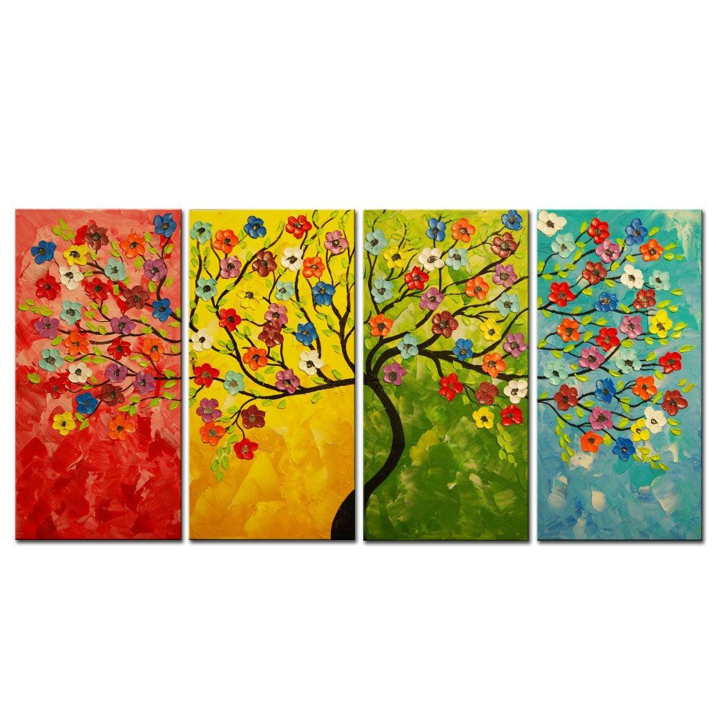 Wallpaper #02714 Three New Very Large Tree Paintings Rich Gane Art