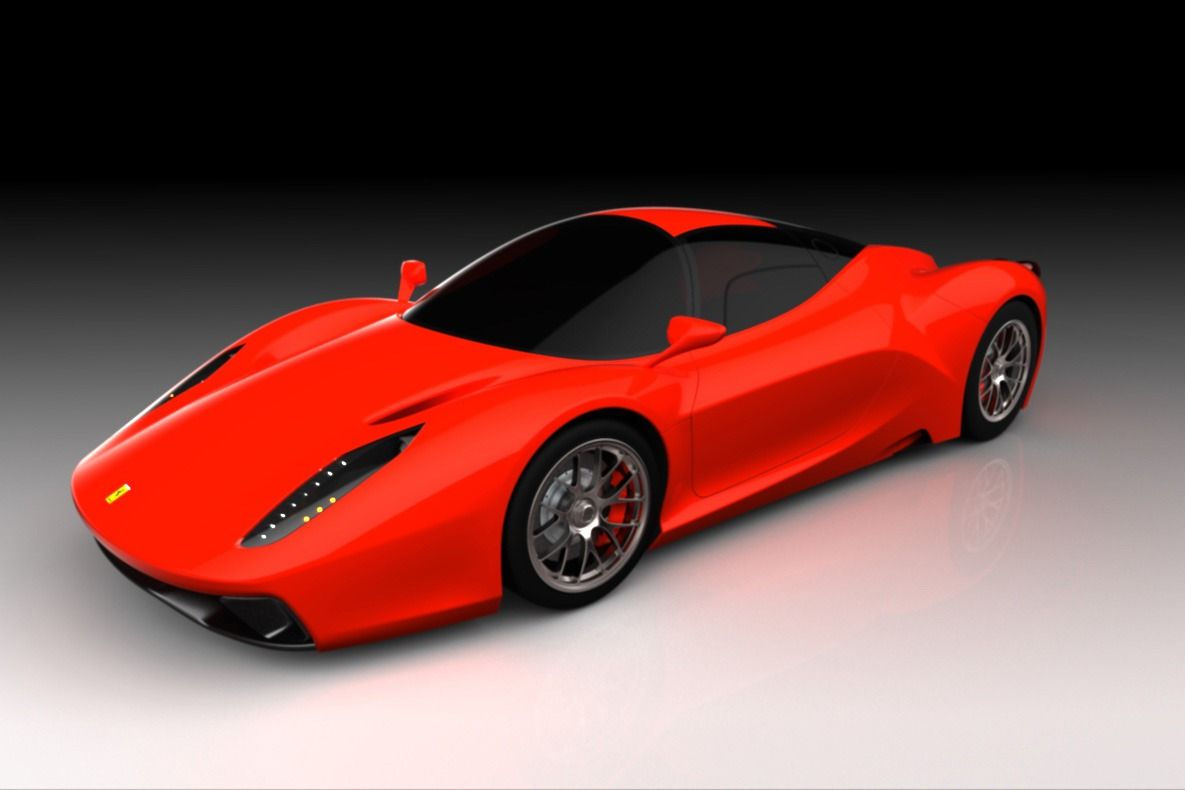 Wallpaper #h_8QaJMB3lSXT3zUBONt77 2013 Ferrari Enzo Car Rendered Concept Vehiculos Coches Concepto