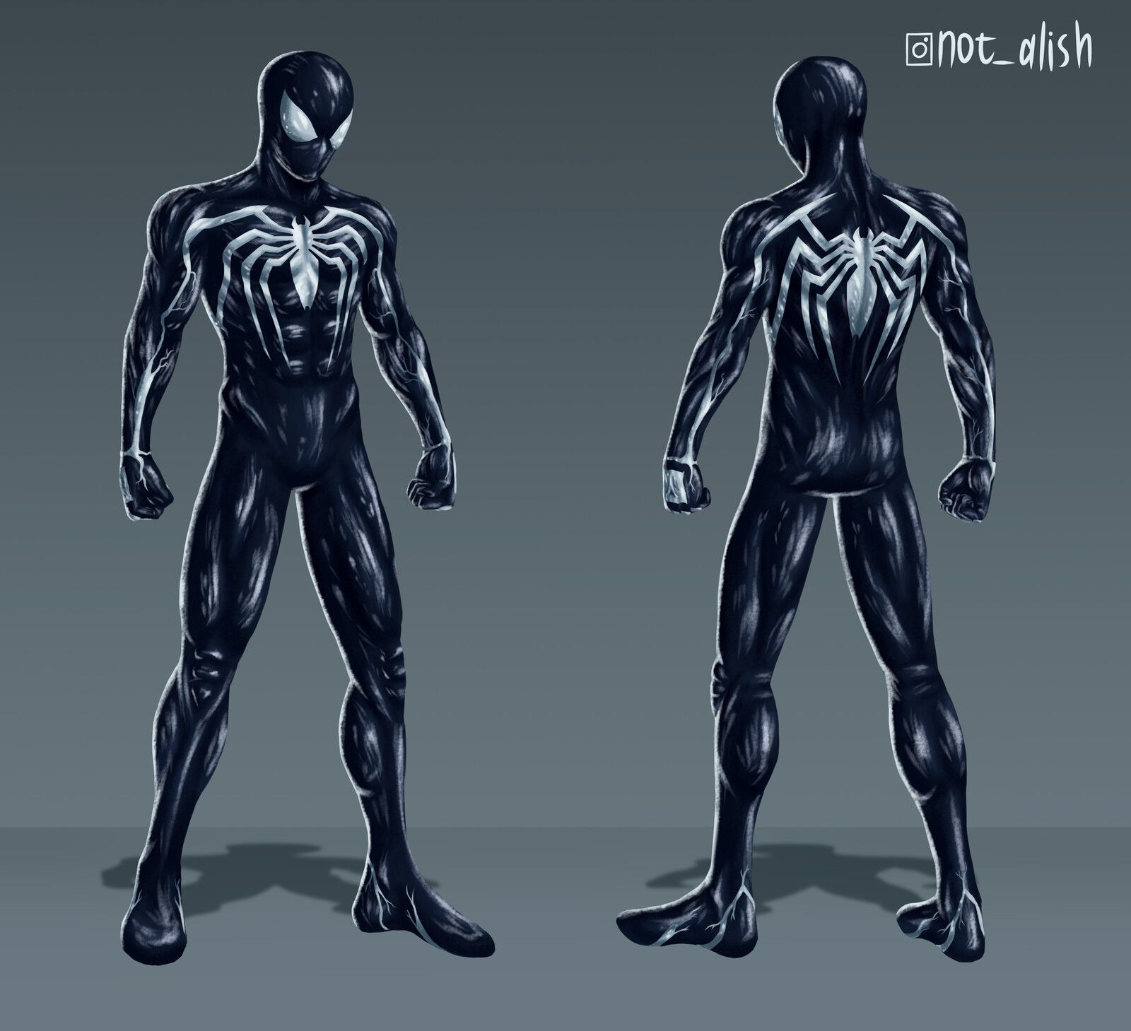 Wallpaper #rzNLM5MBcgDP3FvJ2apw69 Marvels Spider Man 2 Symbiote Suit Concept Remastered