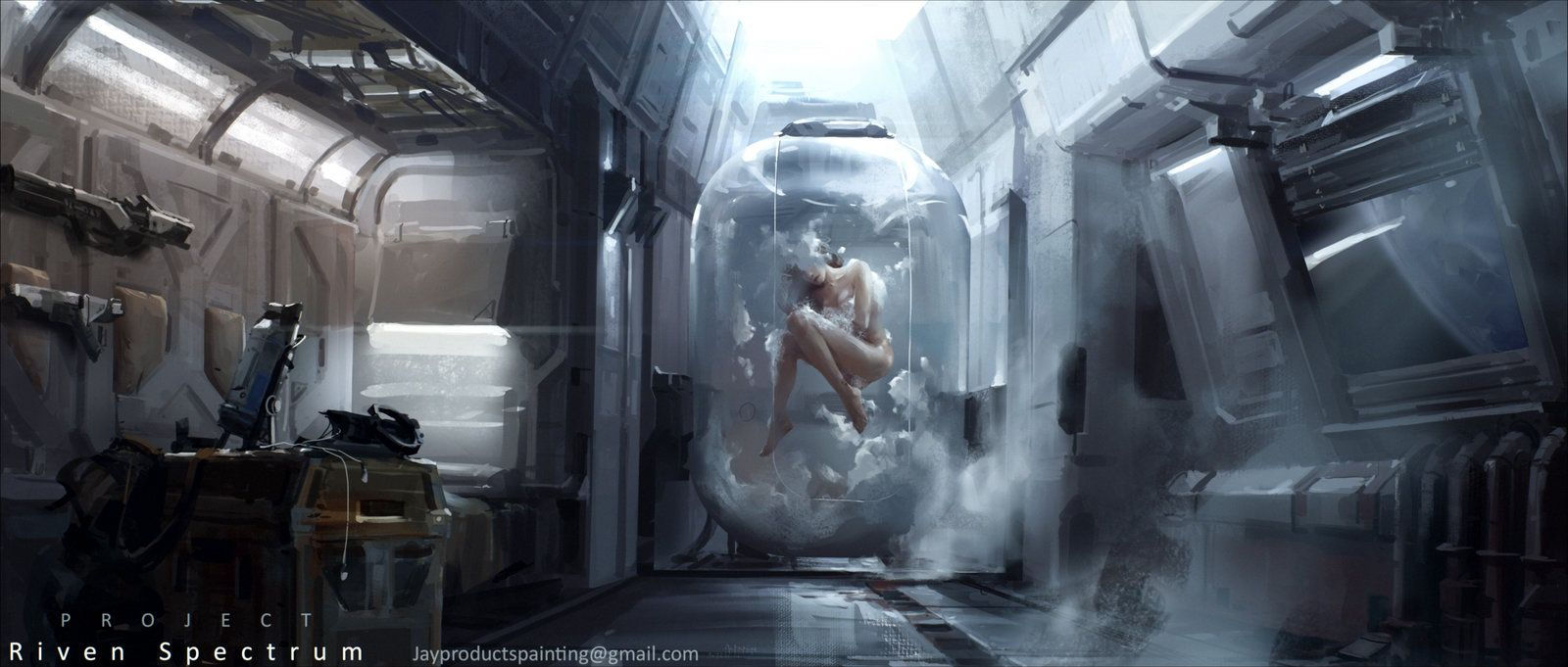 Wallpaper #r7gj2JIBJvJKYCmEhOZY177 Showering in Space Movie Concept Jay Wong on Artstation at Https