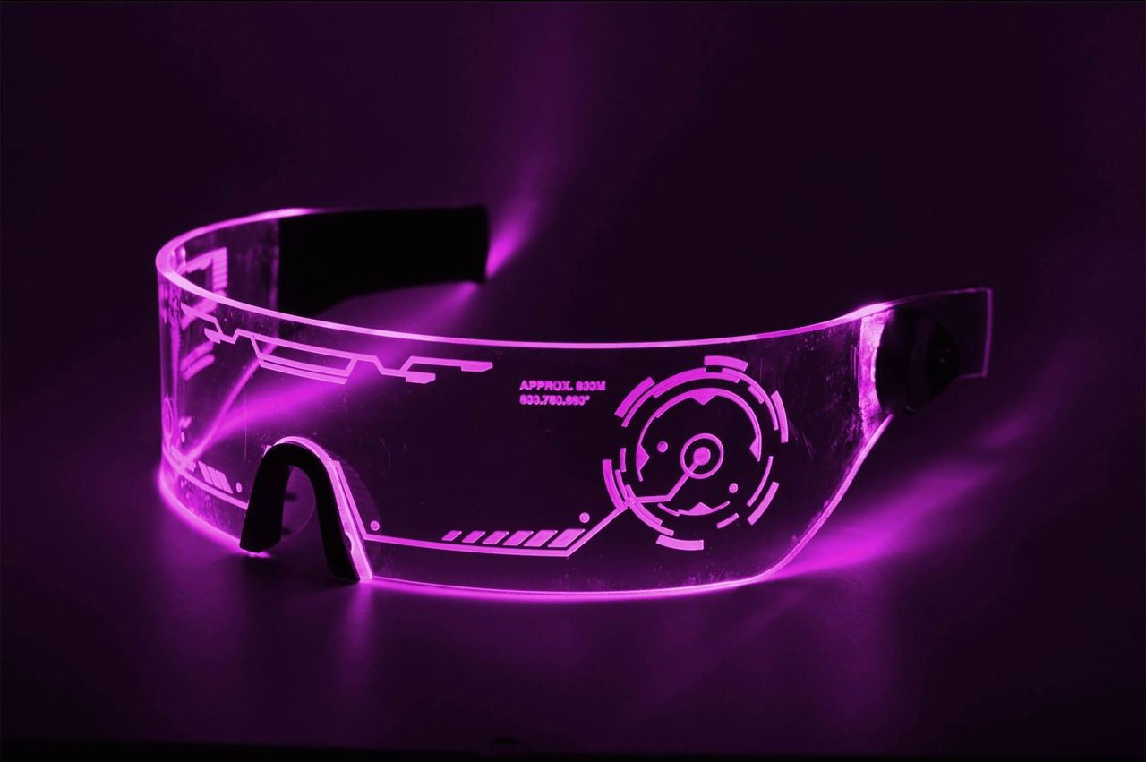 Wallpaper #1WiwJJMBSpphPi3-tDkd27 Cyberpunk LED Tron Visor Glasses Cosplay Cybergoth Cyberpunk