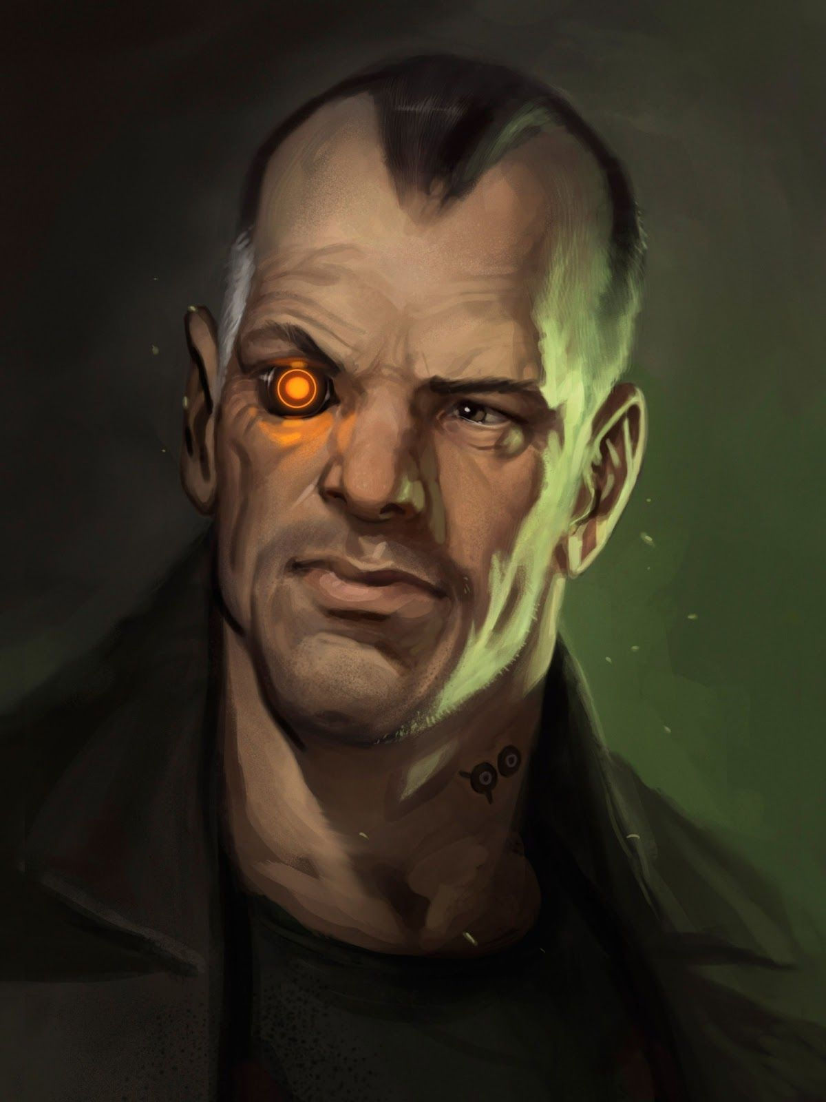 Wallpaper #BH019I4Bnwiau_P69w8j36 Gerry Cardle by Eric Belisle Cyberpunk Character Cyberpunk
