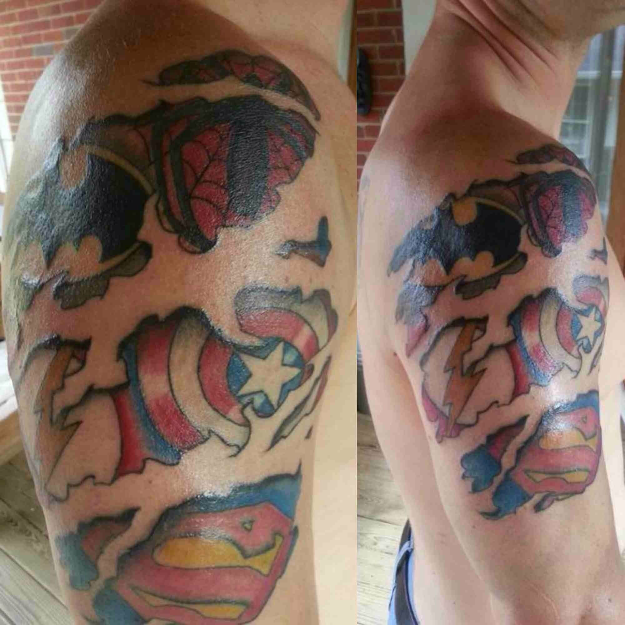 Wallpaper #aBlJNo8BtGB6xQ78RqLU20 Marvel DC Tattoos Fan Tattoo Marvel Tattoos Incredible Tattoos