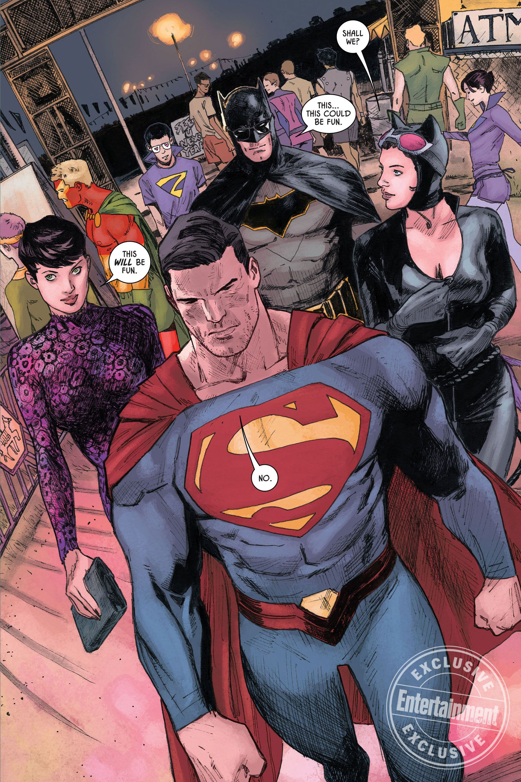 Wallpaper #s2dM9ZIBSpphPi3-Q36y65 Batman and Superman Go on a Fun Double Date in Exclusive Batman 37