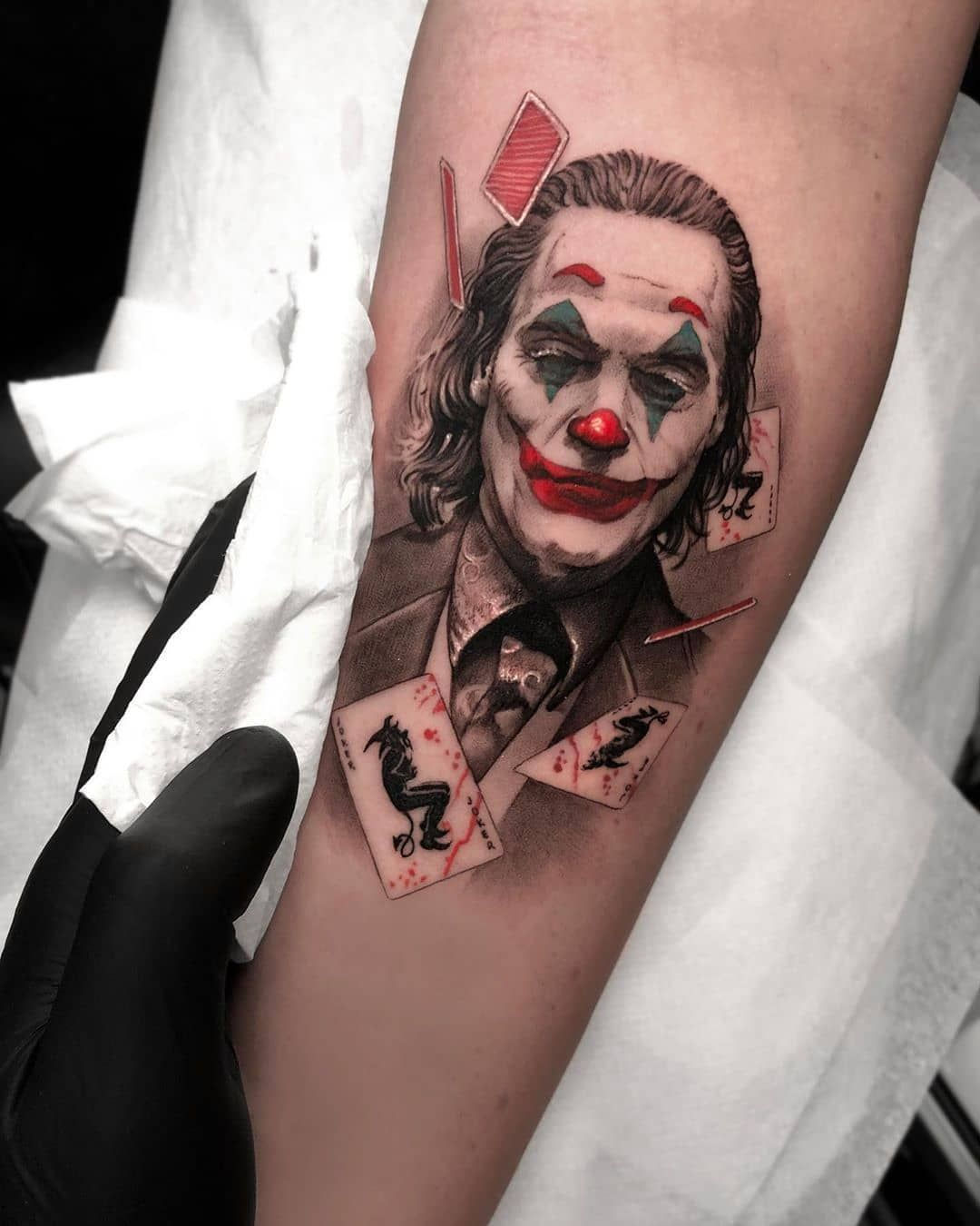 Wallpaper #dGfrEZMBSpphPi3-k_mu35 Joker Tattoo Done by at Matiasnobletattoo to Submit Your Work Use the Tag