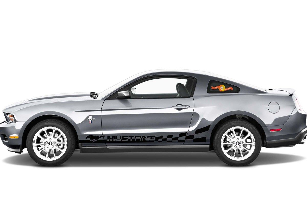 Wallpaper #q4IoQJMB0GiFKesMV8Cc146 Ford Mustang 2x Side Stripes Vinyl Body Decal Sticker Graphics Premium
