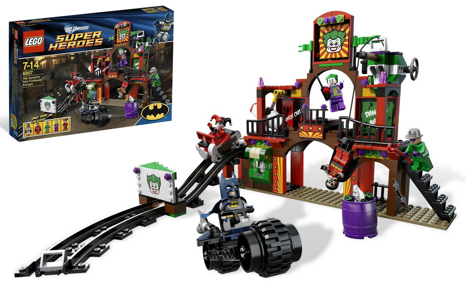 Wallpaper #B6WGN5MBVBiSkHCa7own76 Circus Themed Lego DC Super Heroes with the Riddler