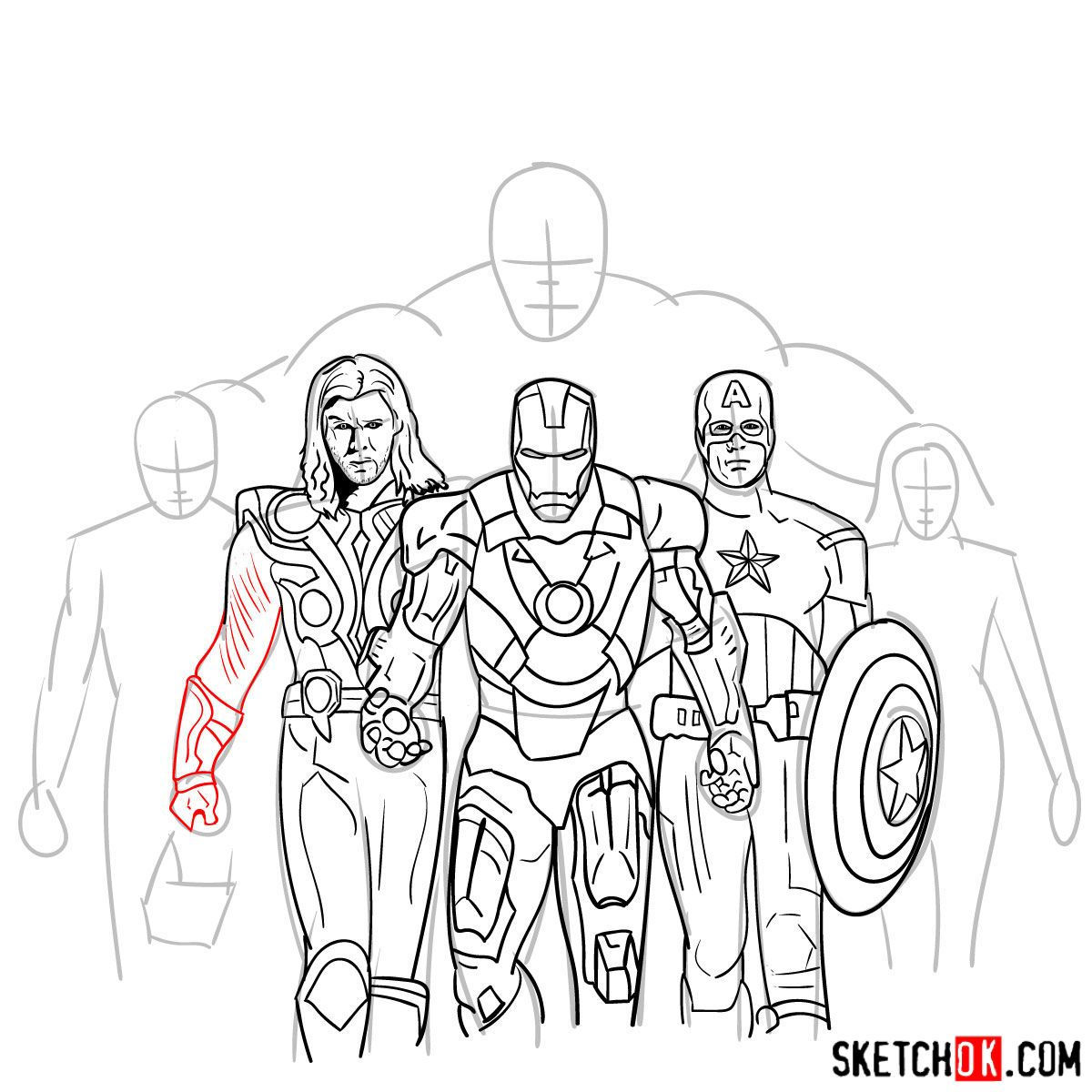 Wallpaper #9Wdz6JIBSpphPi3-Izzr255 How to Draw the Avengers from the 2012 Film a Step by Step Guide