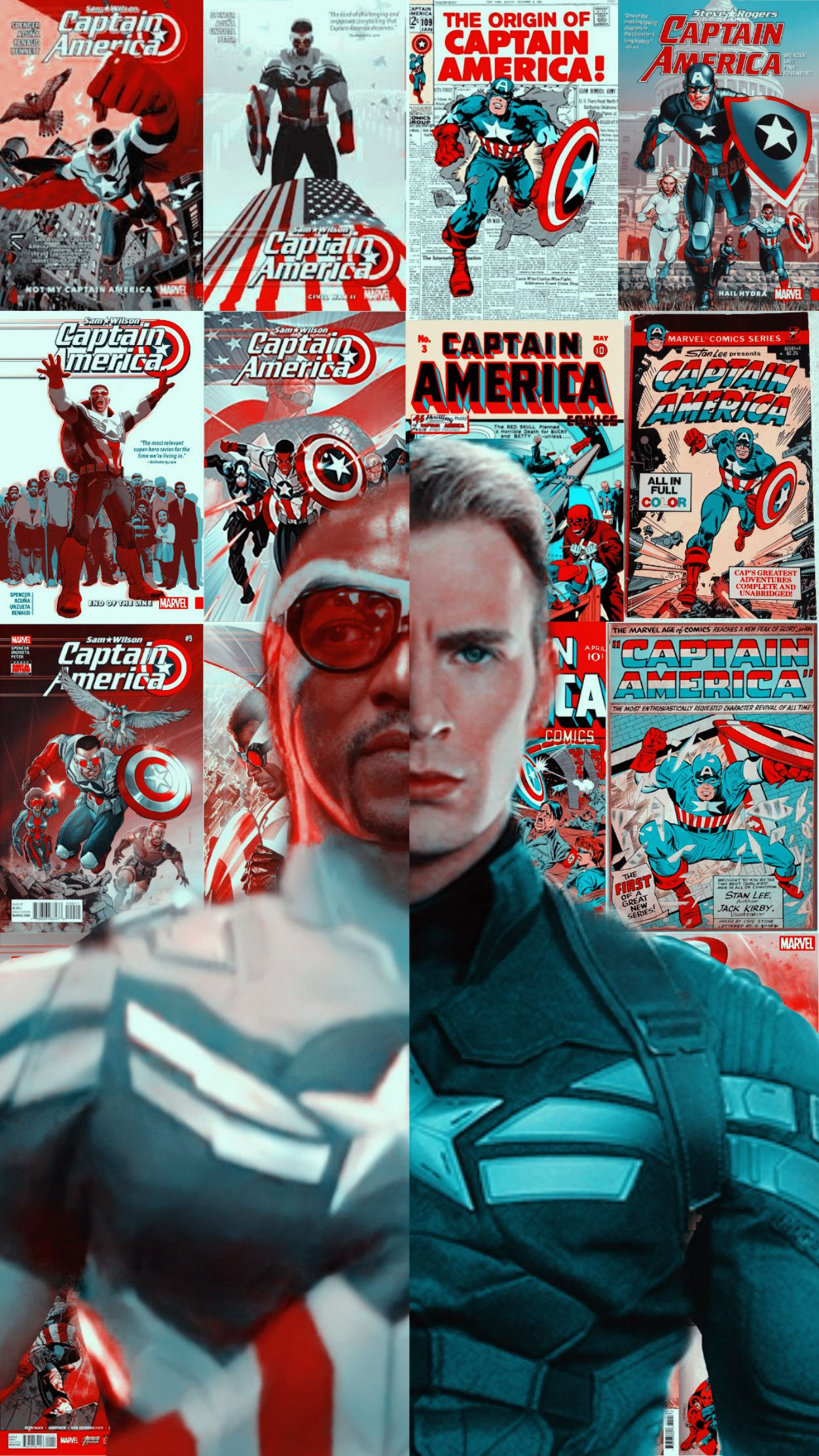 Wallpaper #R6WnOJMBVBiSkHCax45p274 Captain America Collage