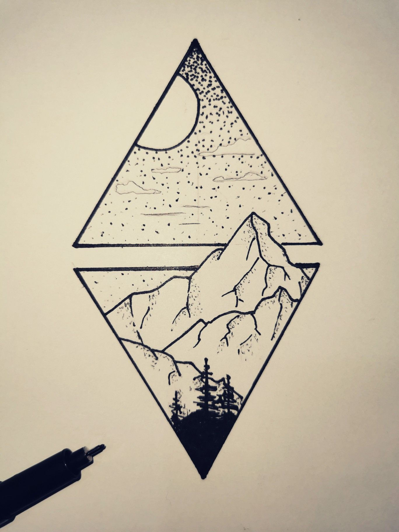 Wallpaper #G2f0-ZIBSpphPi3-oo8n45 View in Triangles Drawing Disegni