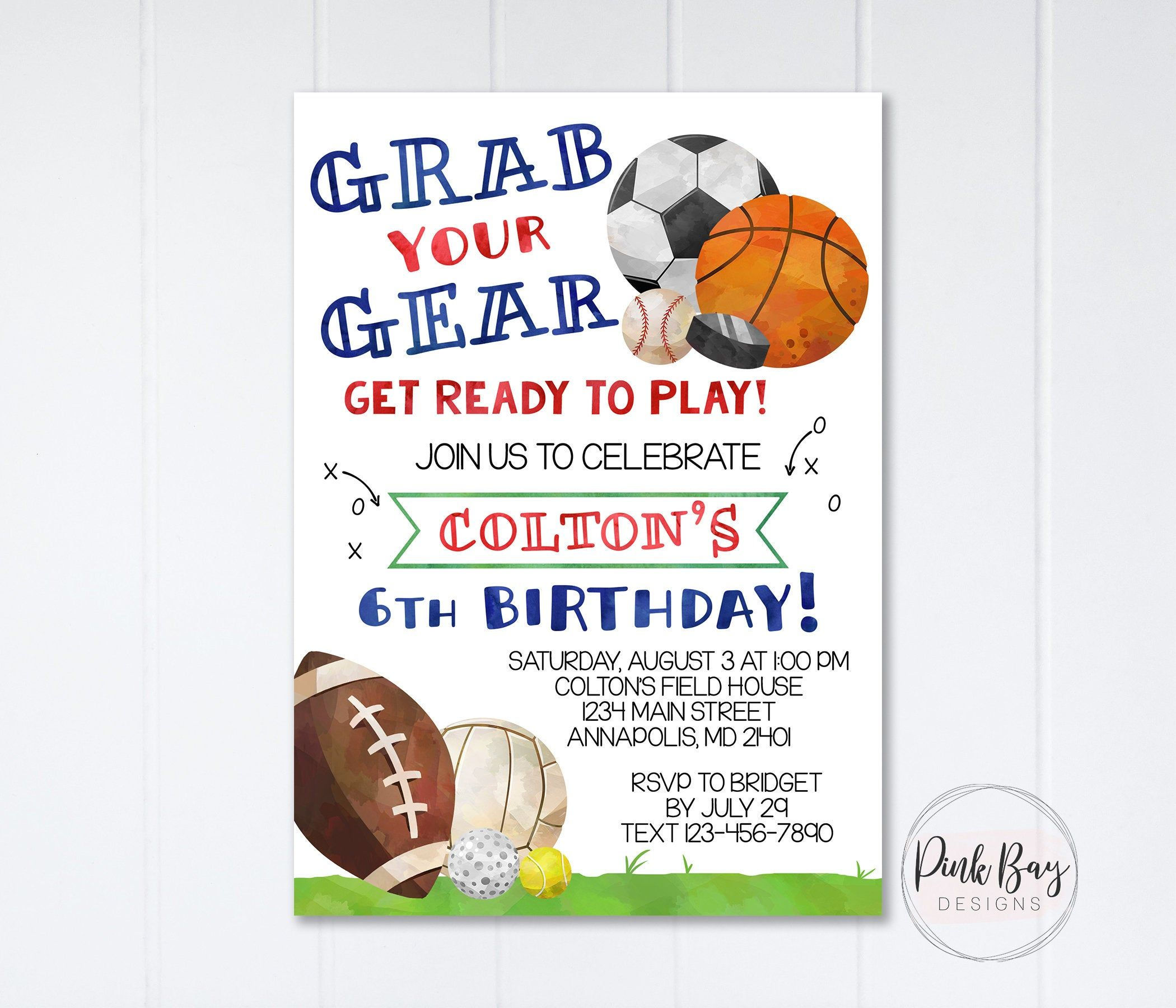 Wallpaper #f6344 Free Printable Football Birthday Invitations Drevio Free and