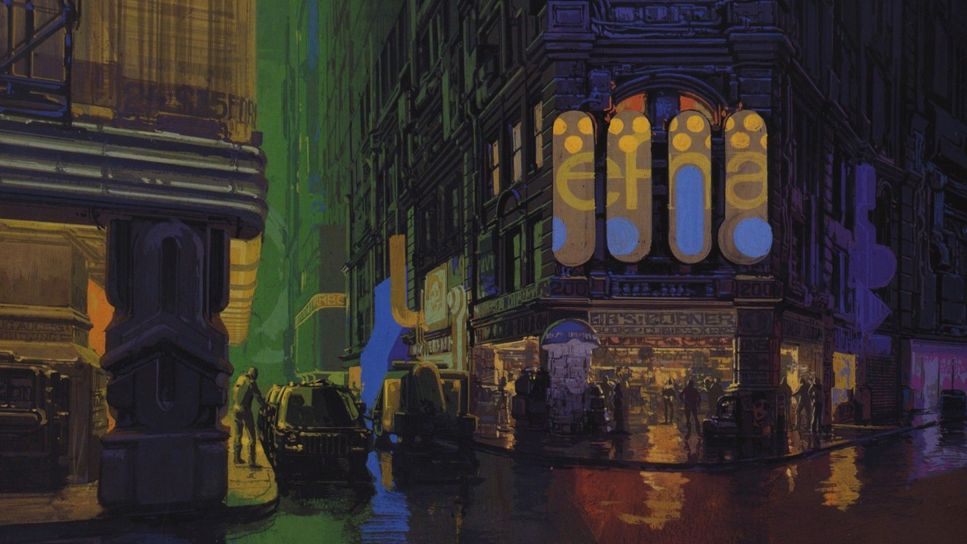 Wallpaper #ohnNII8BtGB6xQ78BX6546 Blade Runner Concept Artist Design Fiction Guru Syd Mead