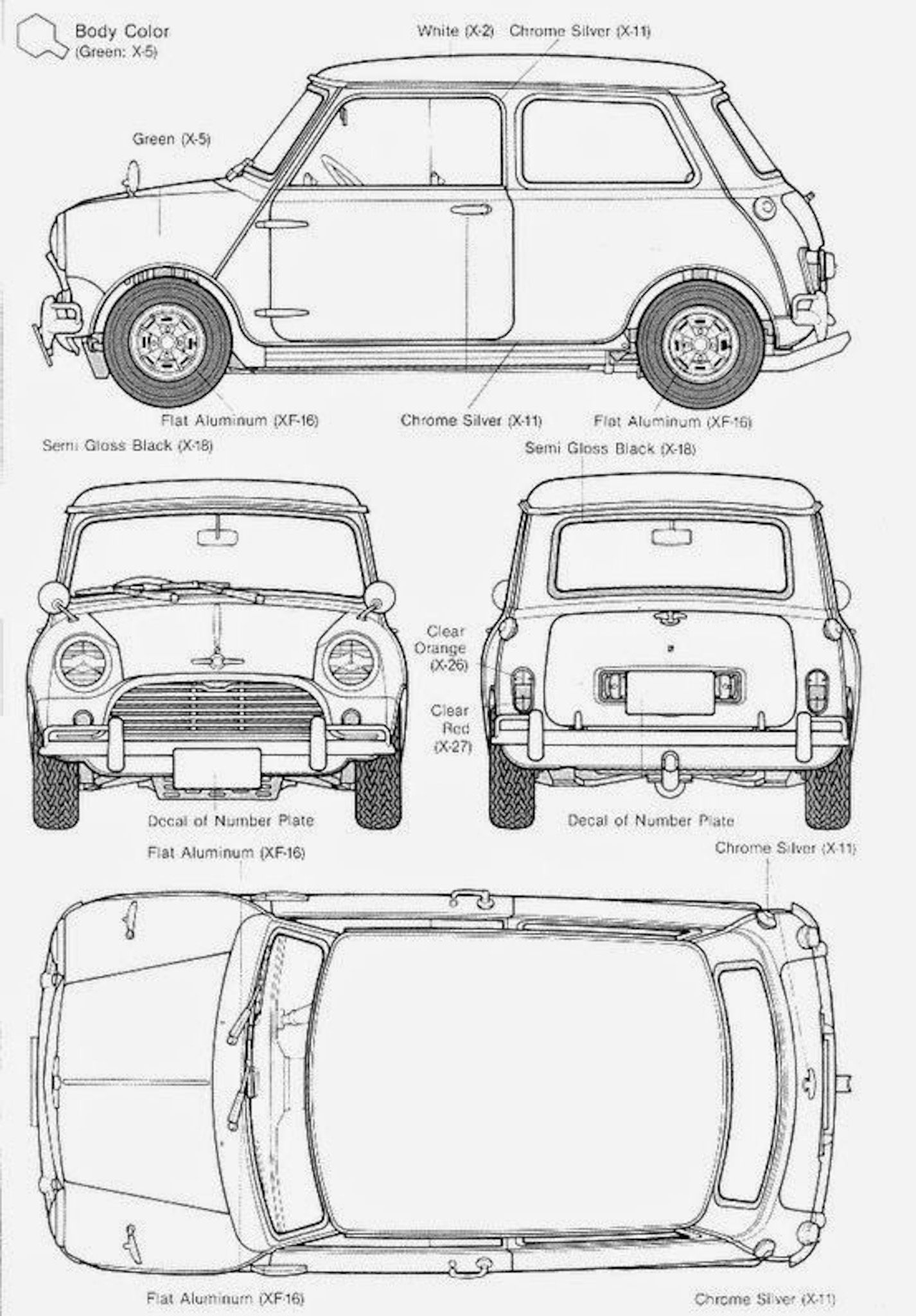 Wallpaper #62451 Morris Mini Cooper White Paper Model Paper Models Paper Model Car