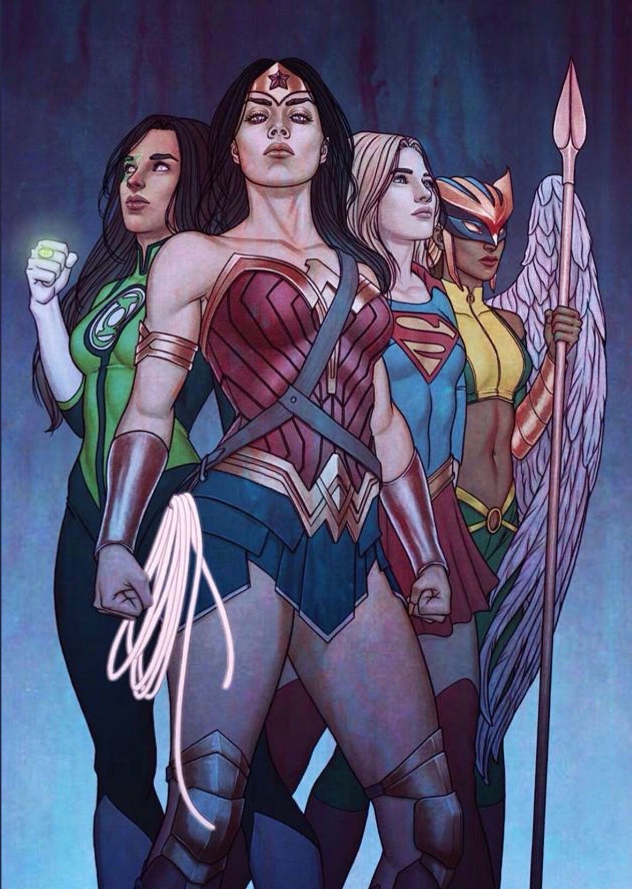 Wallpaper #lDEGNpMB5zzyi_yY8Fif137 Wwprice1 Badass Women of the Dcu by Jenny Frison DC Comics Girls