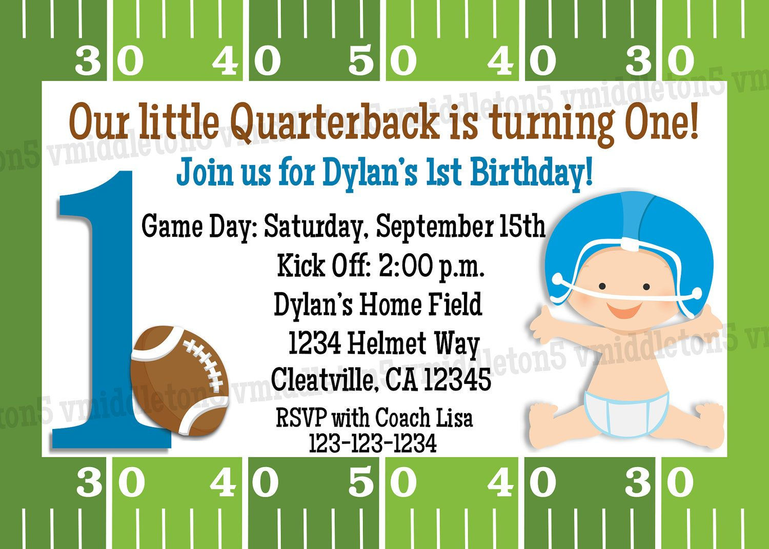 Wallpaper #f6344 Free Printable Football Birthday Invitations Drevio Free and