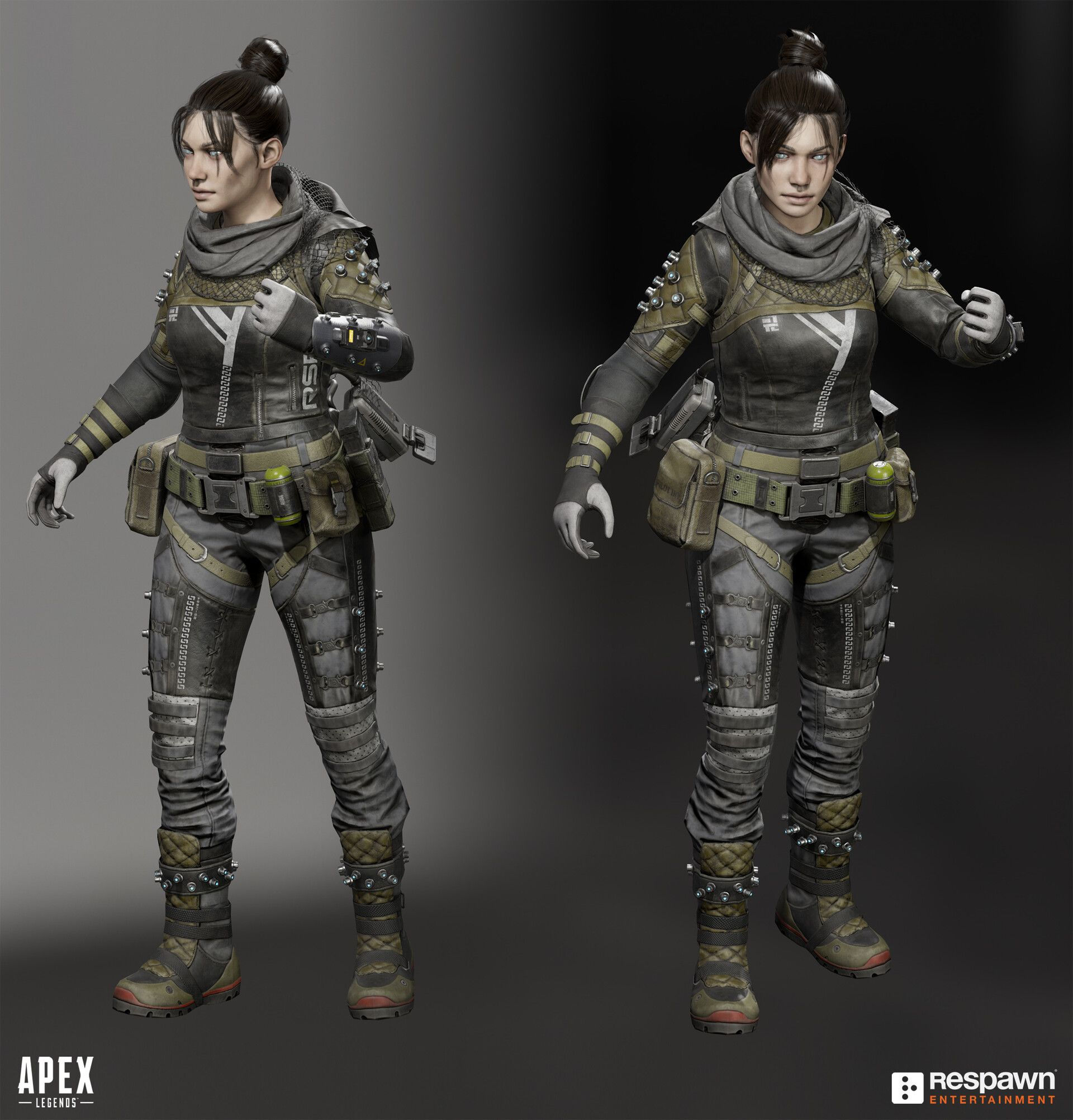 Wallpaper #vbjx1ZIBJvJKYCmEstsp301 70 Awesome Wraith Apex Legends 3D Model Free Mockup