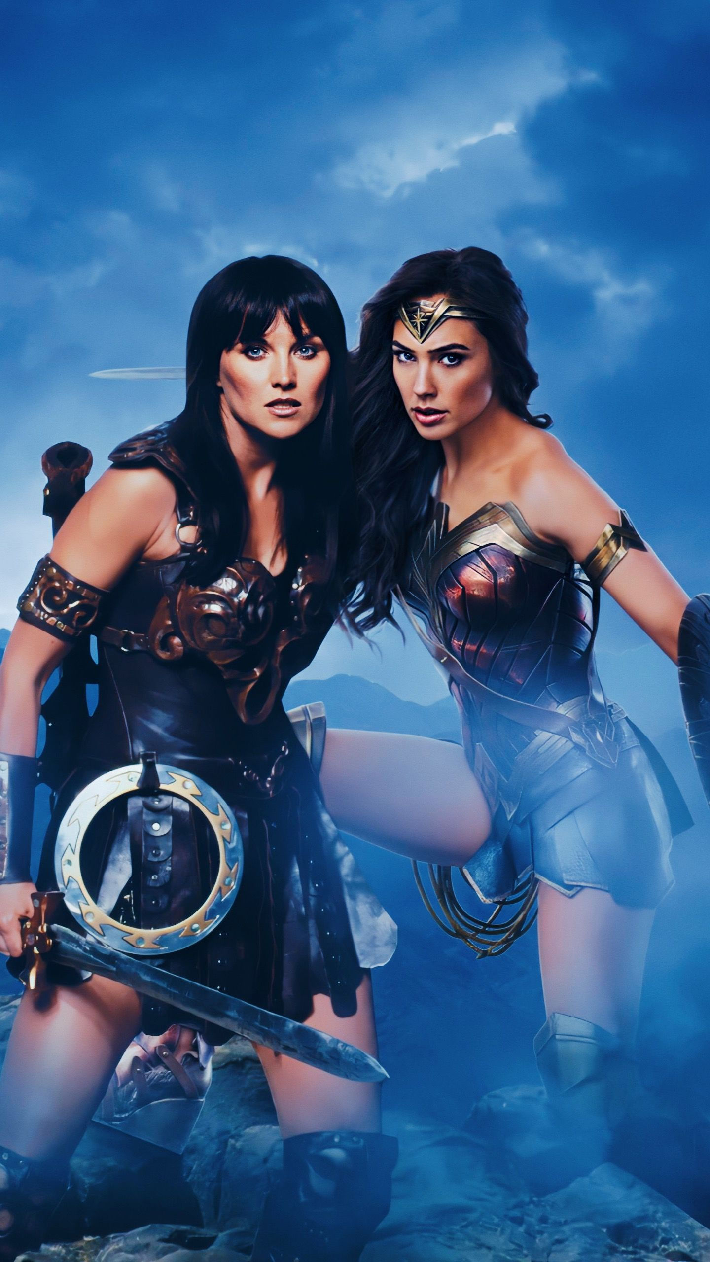 Wallpaper #oFh1NJMBzN9vxX34UTwG288 Xena and Wonder Woman Warrior Woman Xena Warrior Warrior Princess