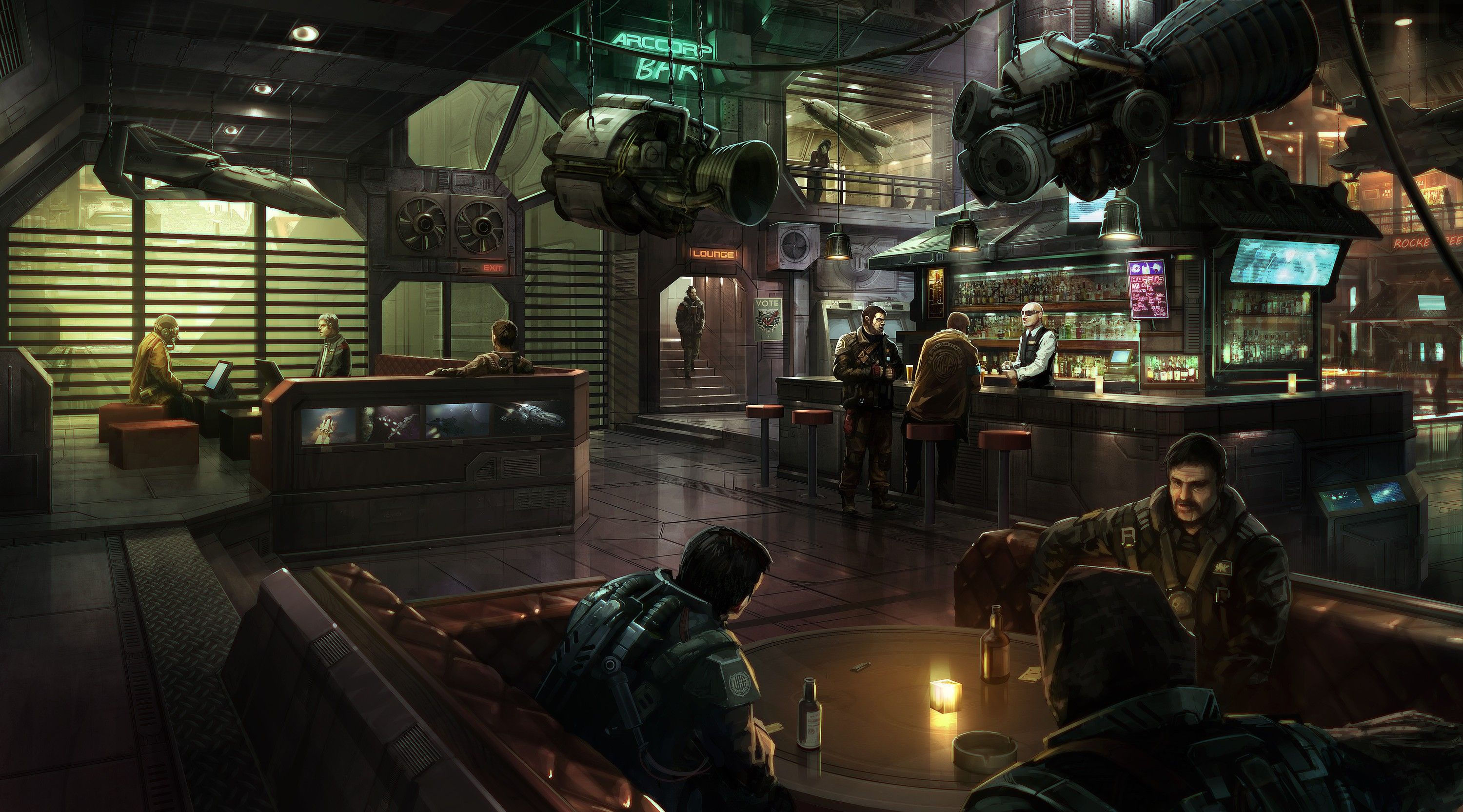 Wallpaper #1QDL344BSdW8dNou4wrC38 Cyberpunk City Concept Art