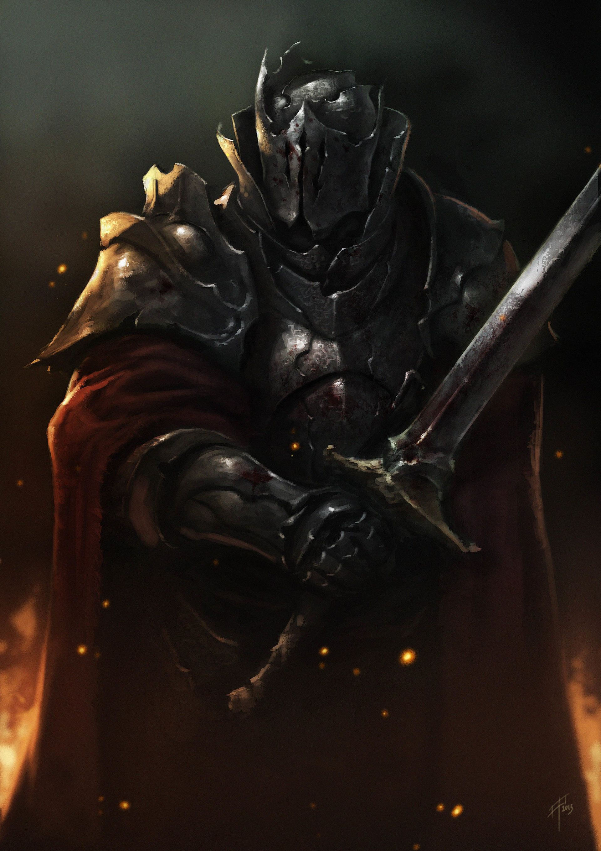 Wallpaper #hxklLI8BtGB6xQ78ao_Y1 Dark Knight Adrian Prado Fantasy Character Design Concept Art