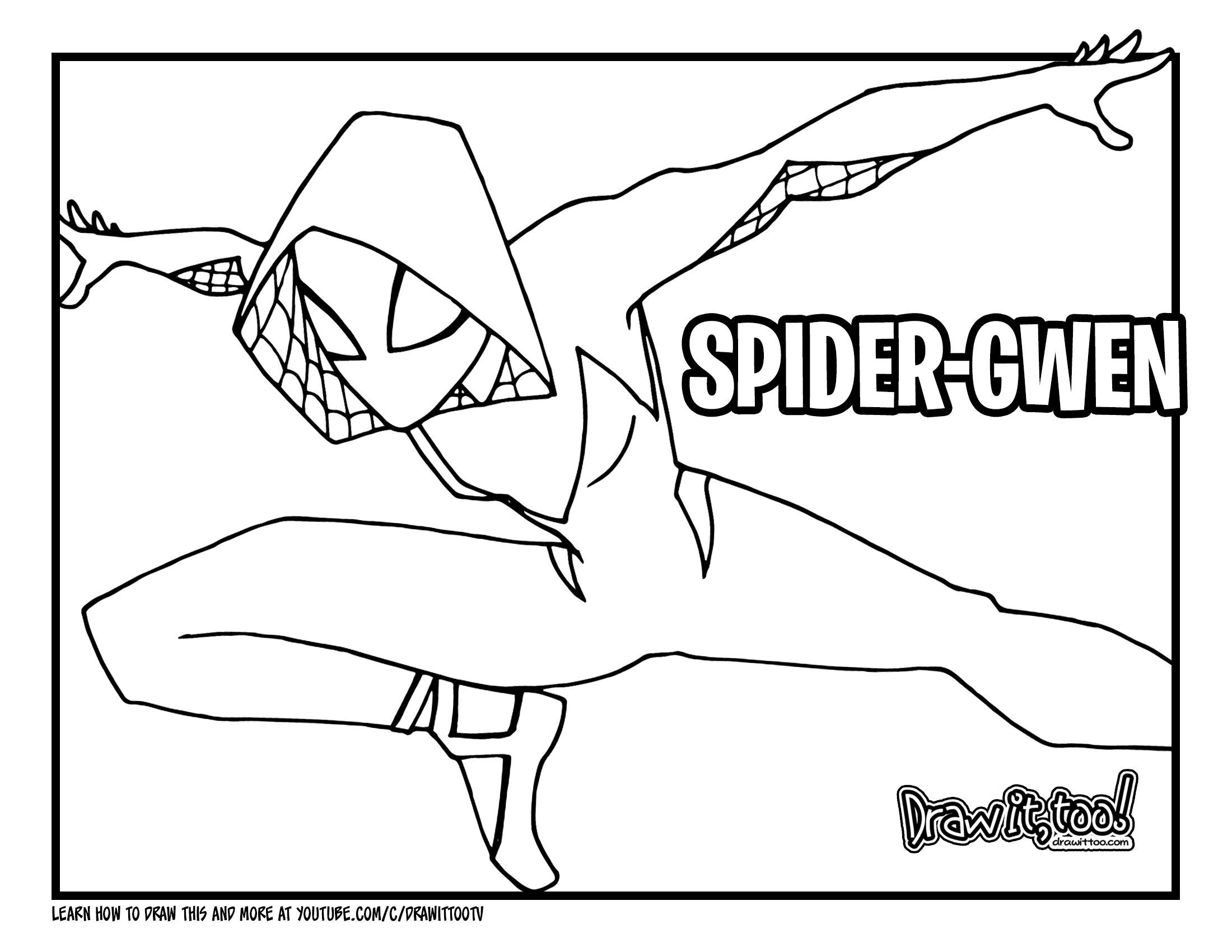 Wallpaper #D_QkOpMBKFX8bn3rd3iD267 16 Spider Man into the Spider Verse Coloring Pages Info