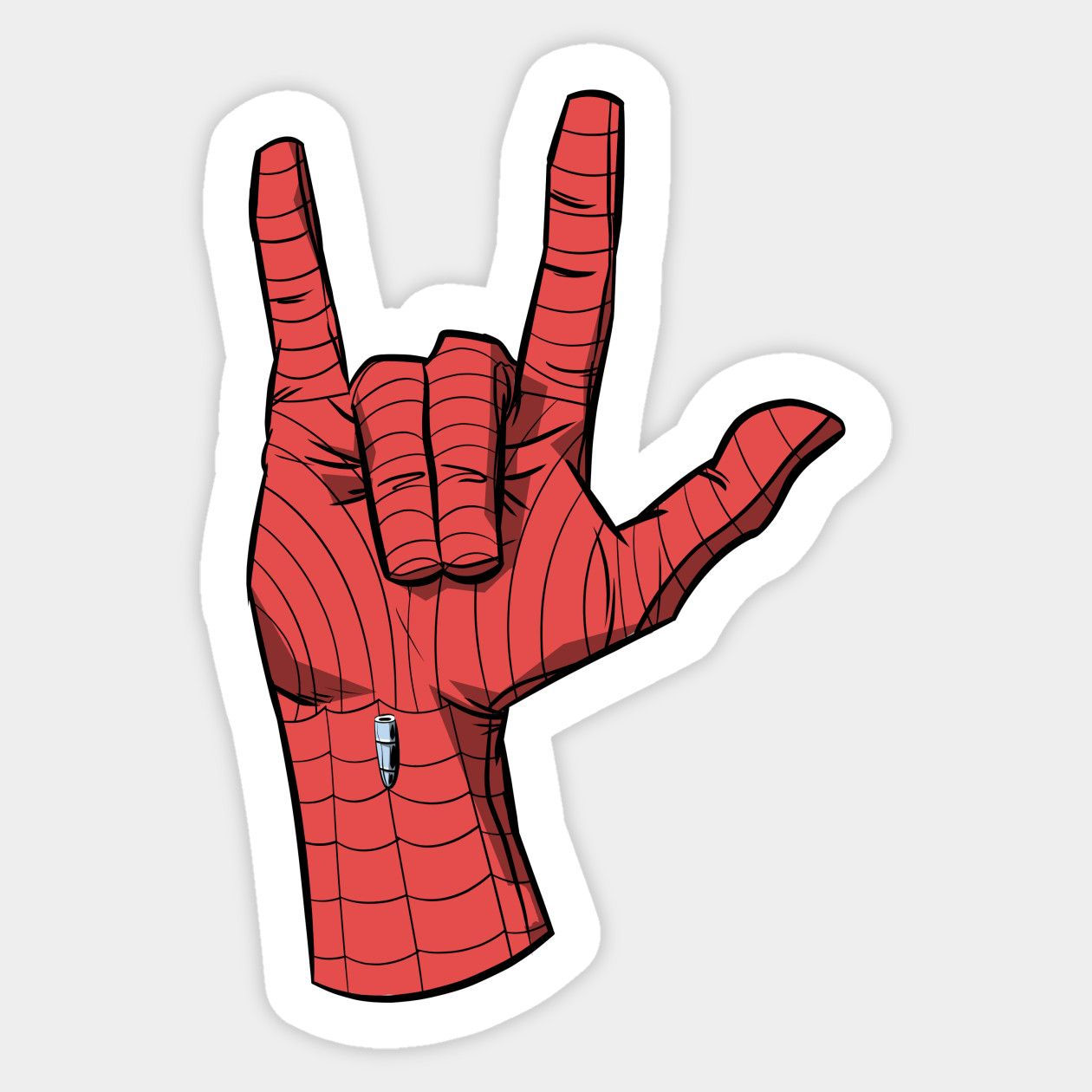 Wallpaper #230Y8o4Bnwiau_P6eAp127 I Love Spider Man Sticker Classic Sticker in 2021 Spiderman Hand