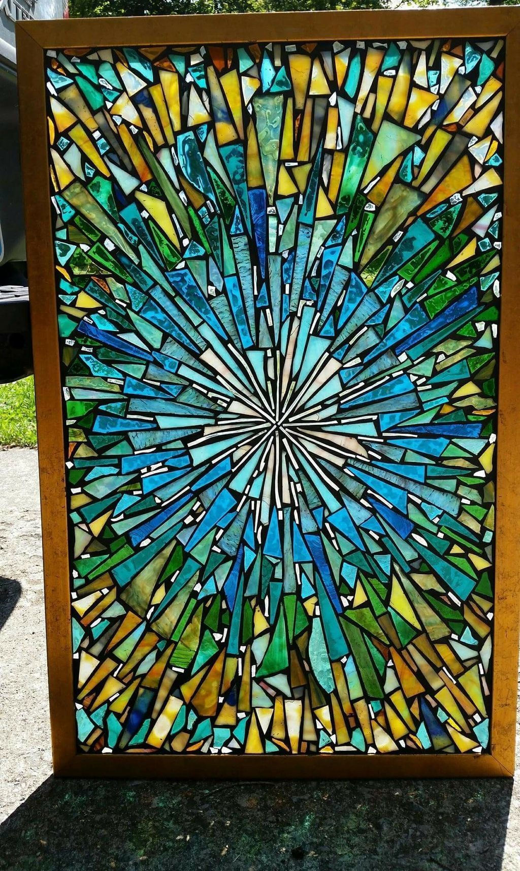 Wallpaper #5be1b Diy Stained Glass on Old Window Pane with Design Masters Tint It