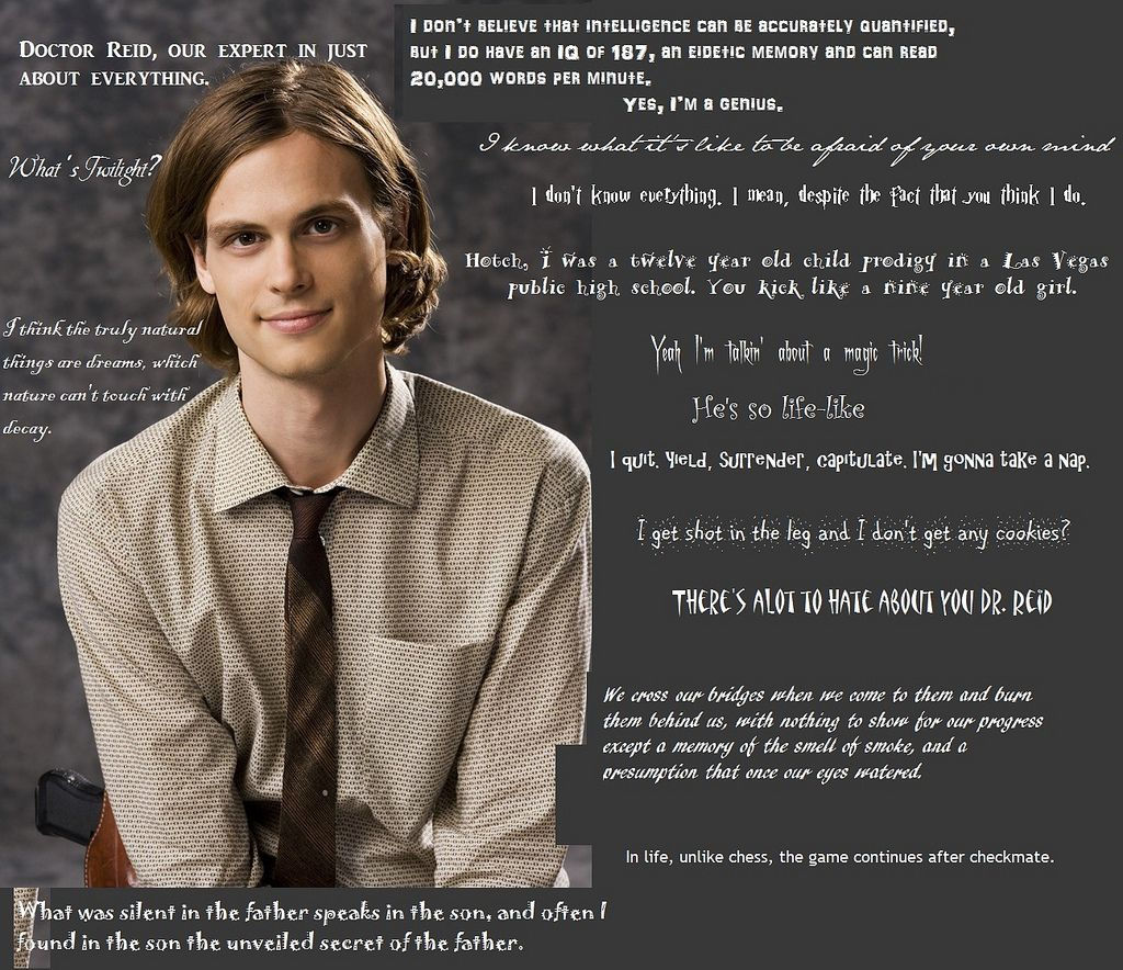 Wallpaper #kmjYF5MBSpphPi3-rhDn125 Quotes from Dr Spencer Reid Criminal Minds Spencer Reid Criminal