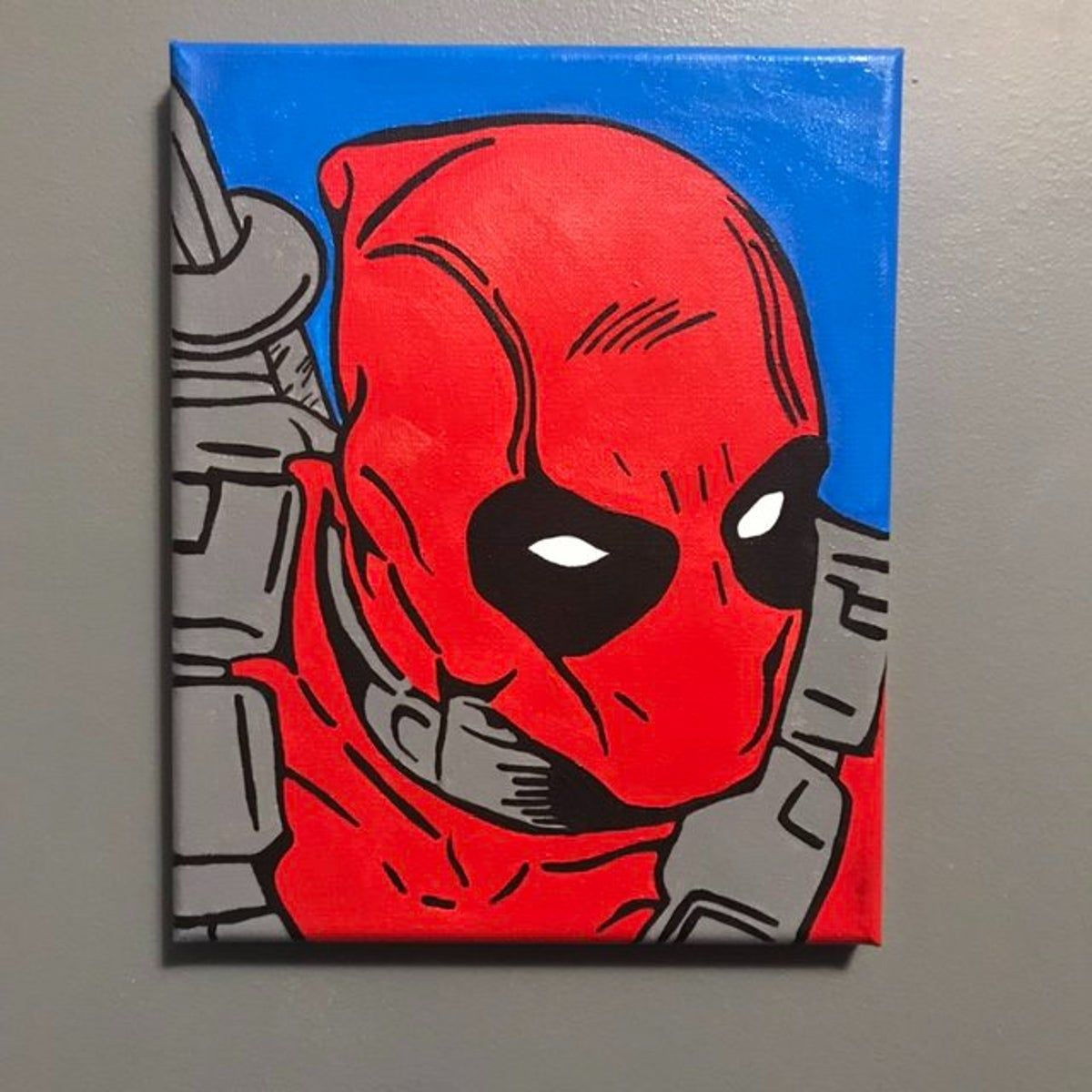 Wallpaper #MBlCDo8BtGB6xQ78UVml34 Deadpool Painting Deadpool Painting Cartoon Painting Pop Art Painting