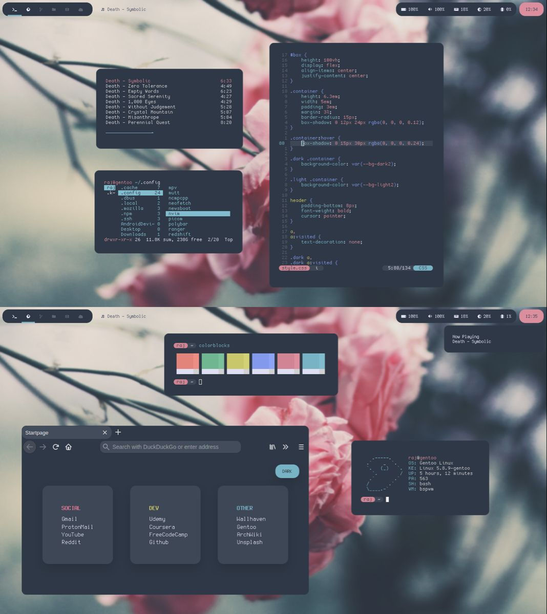 Wallpaper #evTOOZMBKFX8bn3rIncU172 Blossom Desktop Themes Css Templates Linux