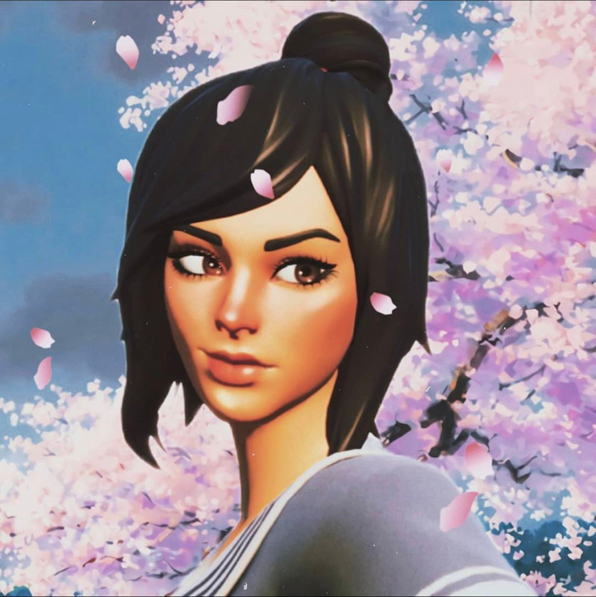 Wallpaper #02fnD5MBSpphPi3-8vCi387 Fortnite Girl Tsuki Fotos De Naruto Fortnite Foto