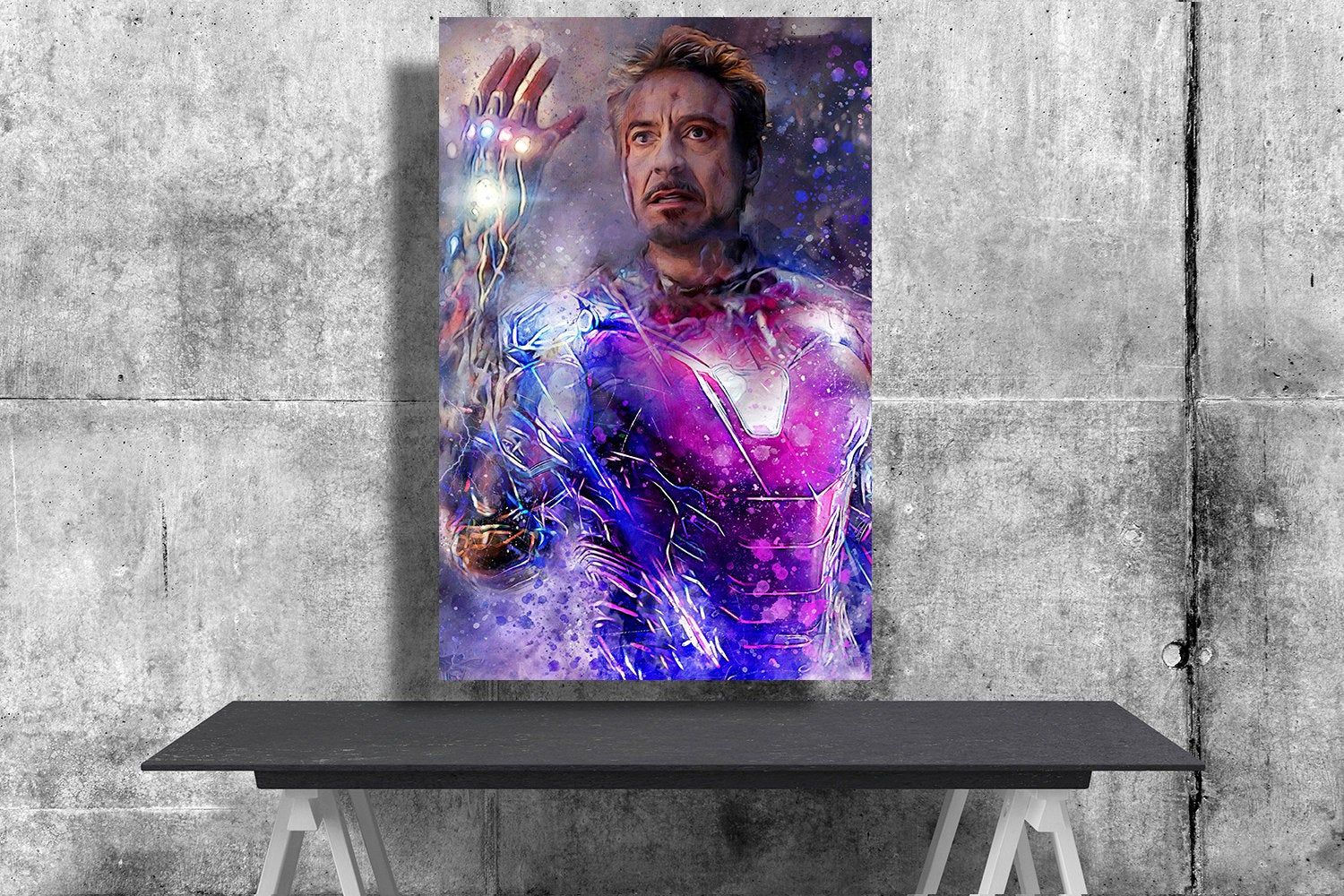 Wallpaper #N6WdOJMBVBiSkHCaNI6L33 Iron Man Tony Stark Robert Downey Jr Avengers Endgame Etsy Iron Man