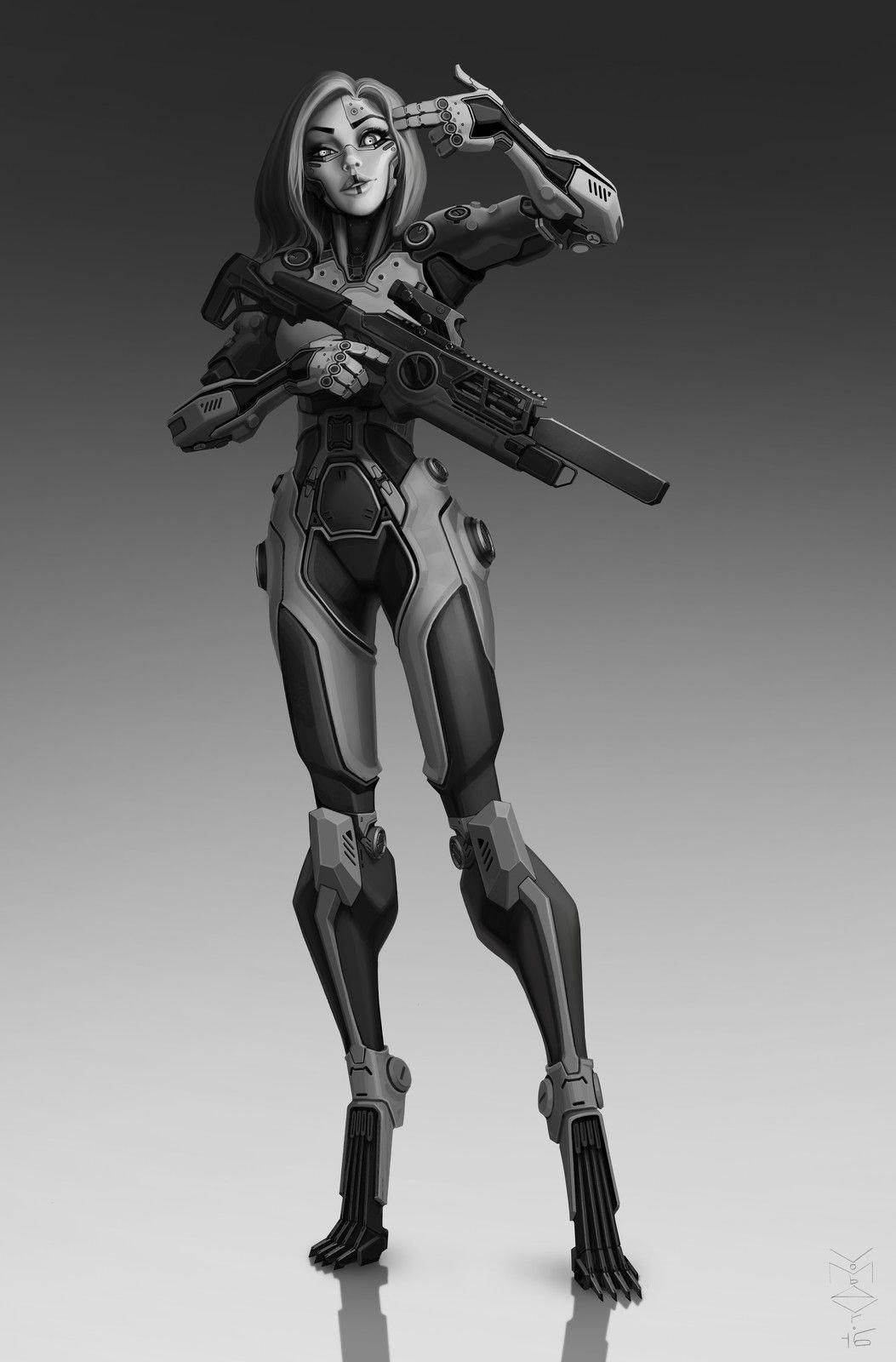 Wallpaper #OW0dapcBycdYOYFTOnEz58 Android Technology Android Female Robot Cyberpunk Character Sci Fi