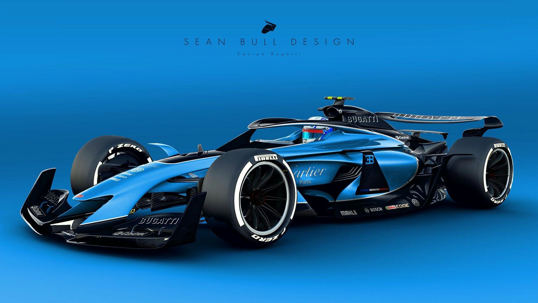 Wallpaper #sWdVDZMBSpphPi3-1uSR319 Bugattis Most Realistic Formula 1 Race Car Was Designed by a Talented