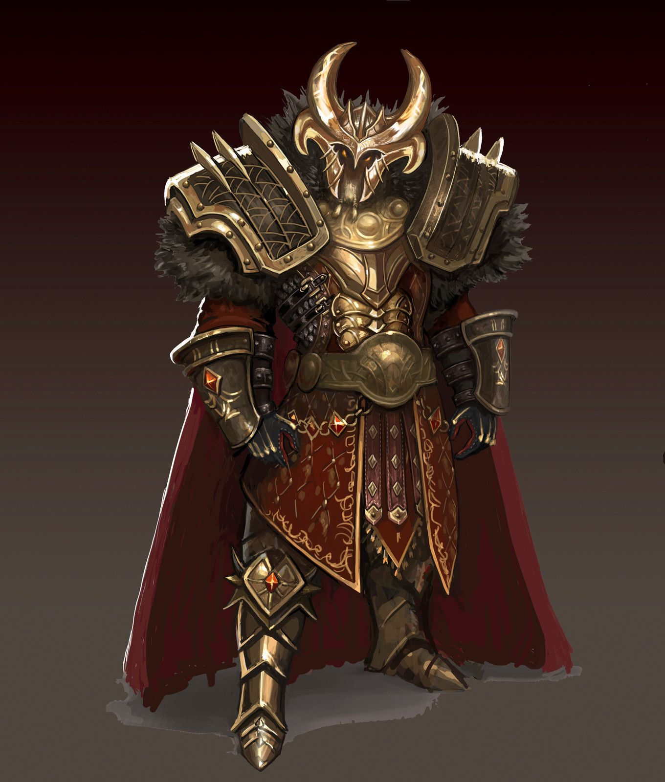 Wallpaper #pgMYY5MBpyOg8YnEidTt144 King Plate Armor Monster Conceptart Seokwon Kim on Artstation at