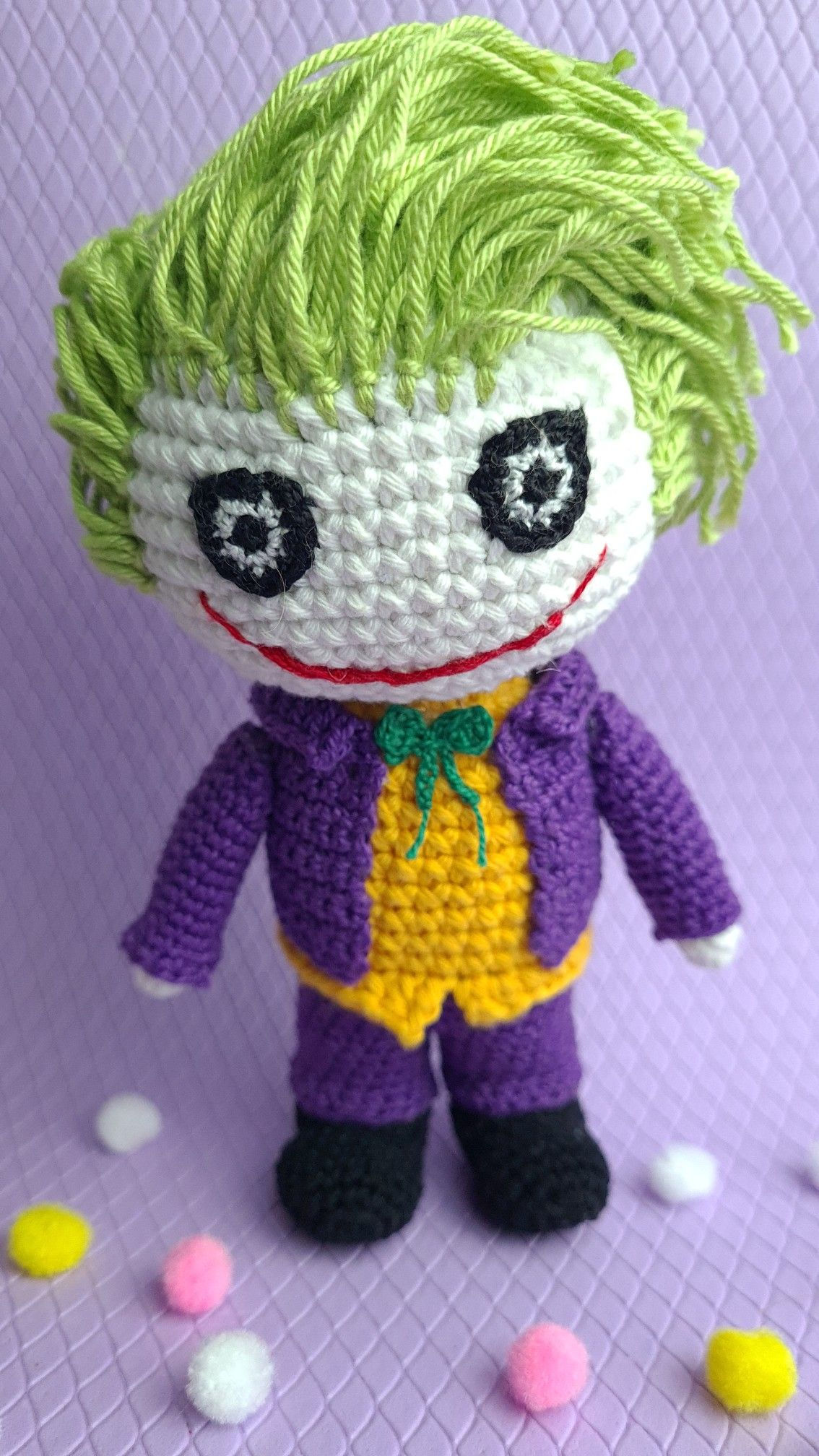 Wallpaper #z7gB2ZIBJvJKYCmE2Or-373 El Joker Amigurumi Tutorial De Tejido a Ganchillo Munecos Tejidos a