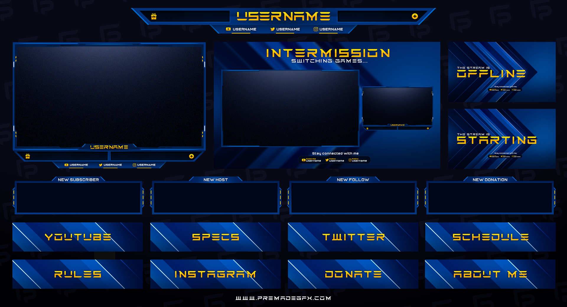 Wallpaper #Y88FO5MBOBUYluQYwLqS292 Prism Twitch Pack Premadegfx Twitch Overlays Animated Stream