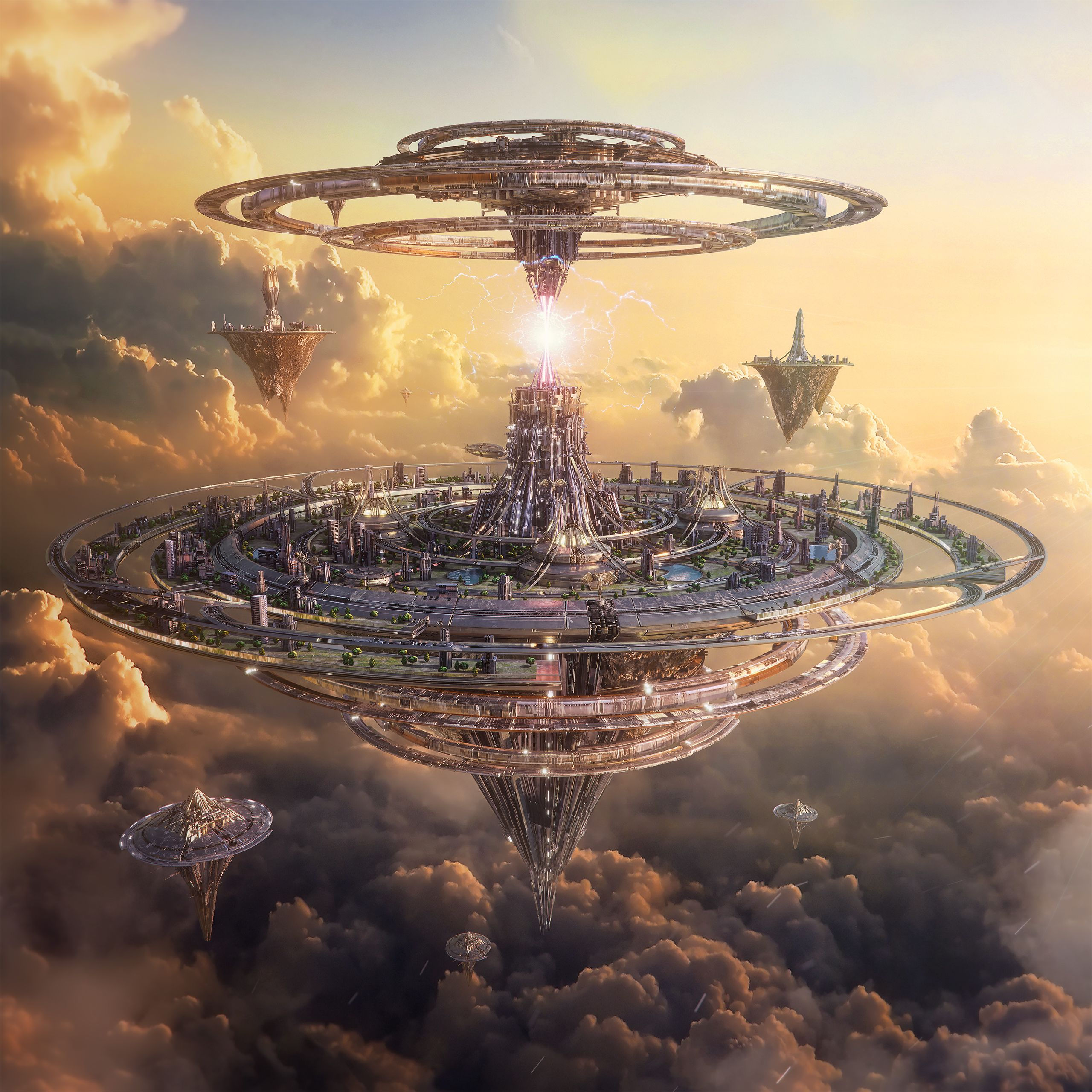 Wallpaper #M3078o4Bnwiau_P6VQu346 Dreamstate Los Angeles by Yvan Feusi Imaginarycityscapes Futuristic
