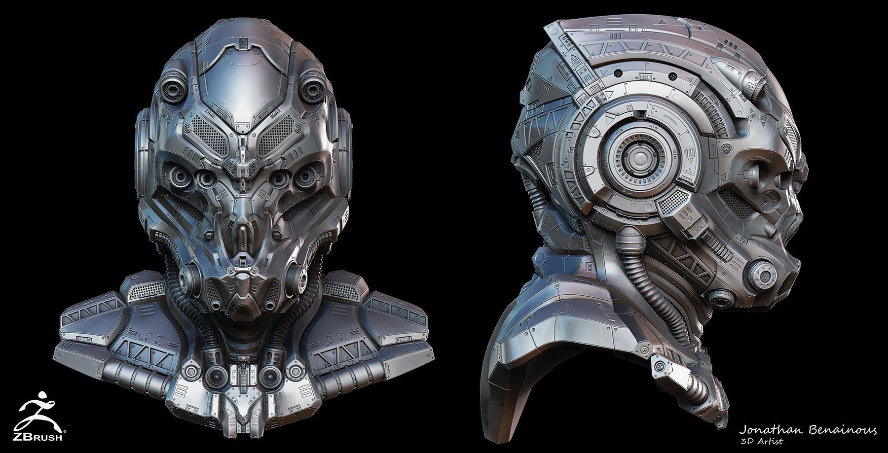 Wallpaper #fz9aPJMBLiIJ4c9OJZHX148 Sci Fi Helmet by Jonathan Benainous in 2019 Sci Fi Sci Fi Armor