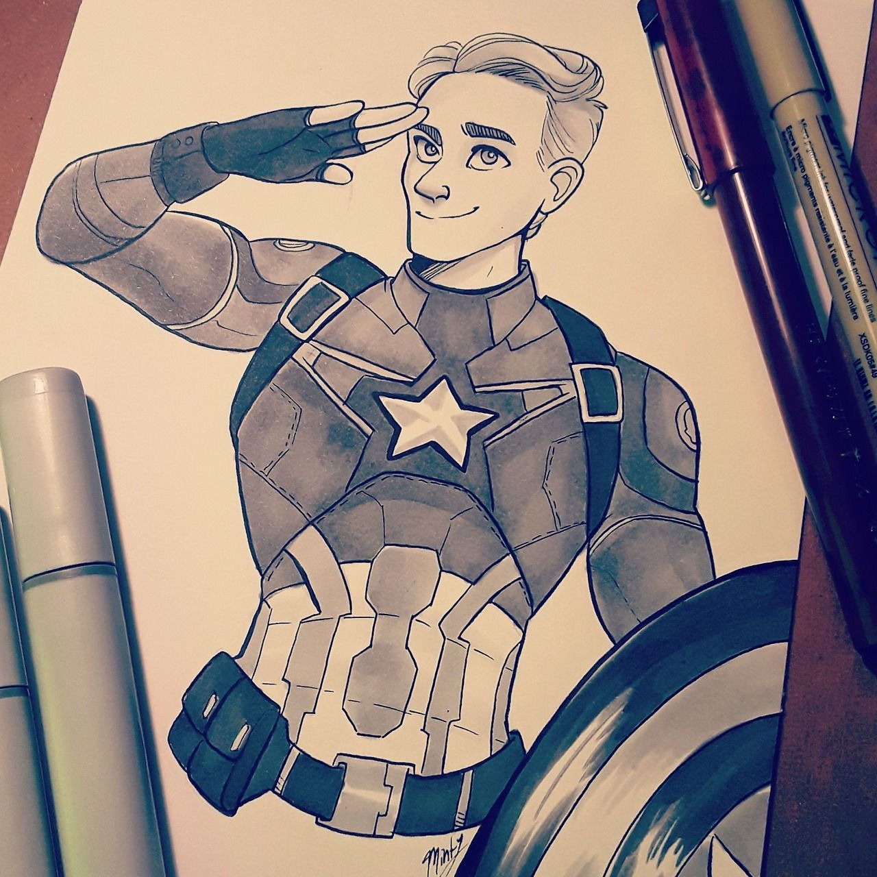 Wallpaper #KotudZcBcm9NJah-ZneA150 Draw Captain America Drawingrjuucedunp