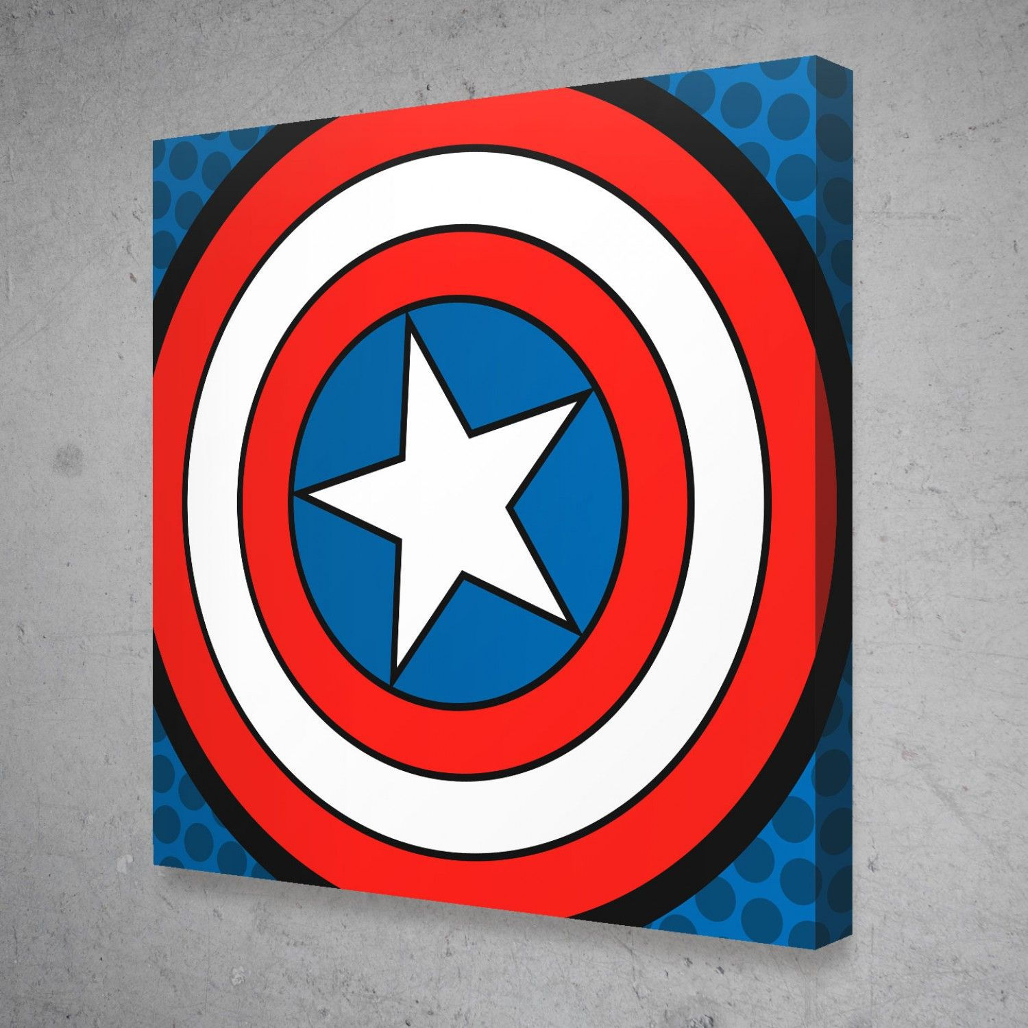 Wallpaper #CEV-jo4B7YBJg1BVZ51j20 Captain America Pop Art Comic Superhero Cartoon Wall Art Superhero