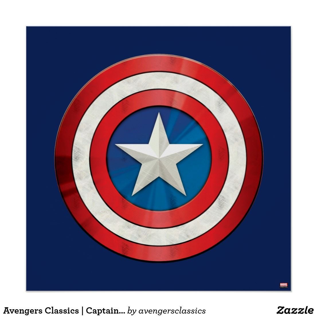 Wallpaper #UX0z844Bnwiau_P6NQwj22 Avengers Classics Captain America Brushed Shield Poster Zazzlecom