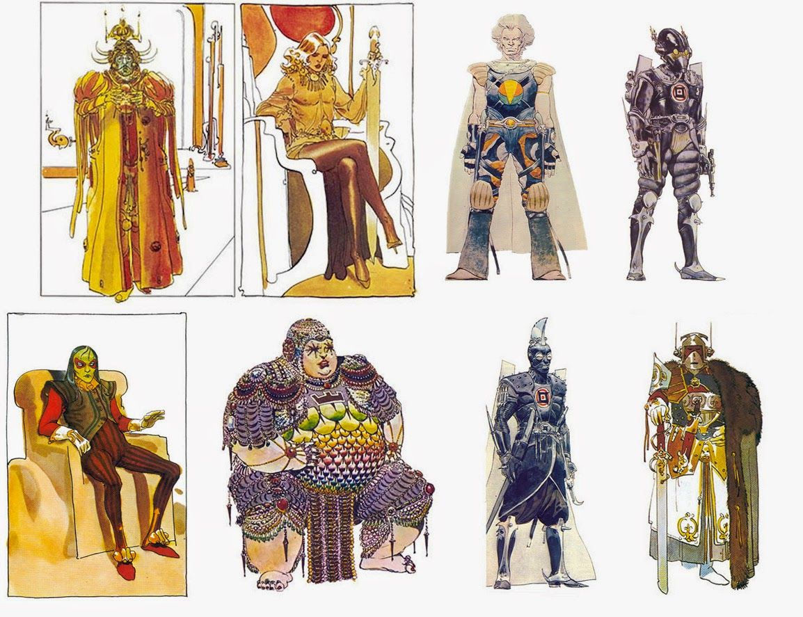 Wallpaper #3YJFQJMB0GiFKesMK8Bn246 Jodorowskys Dune Peliculas Para Disenadores Costume Design Sketch